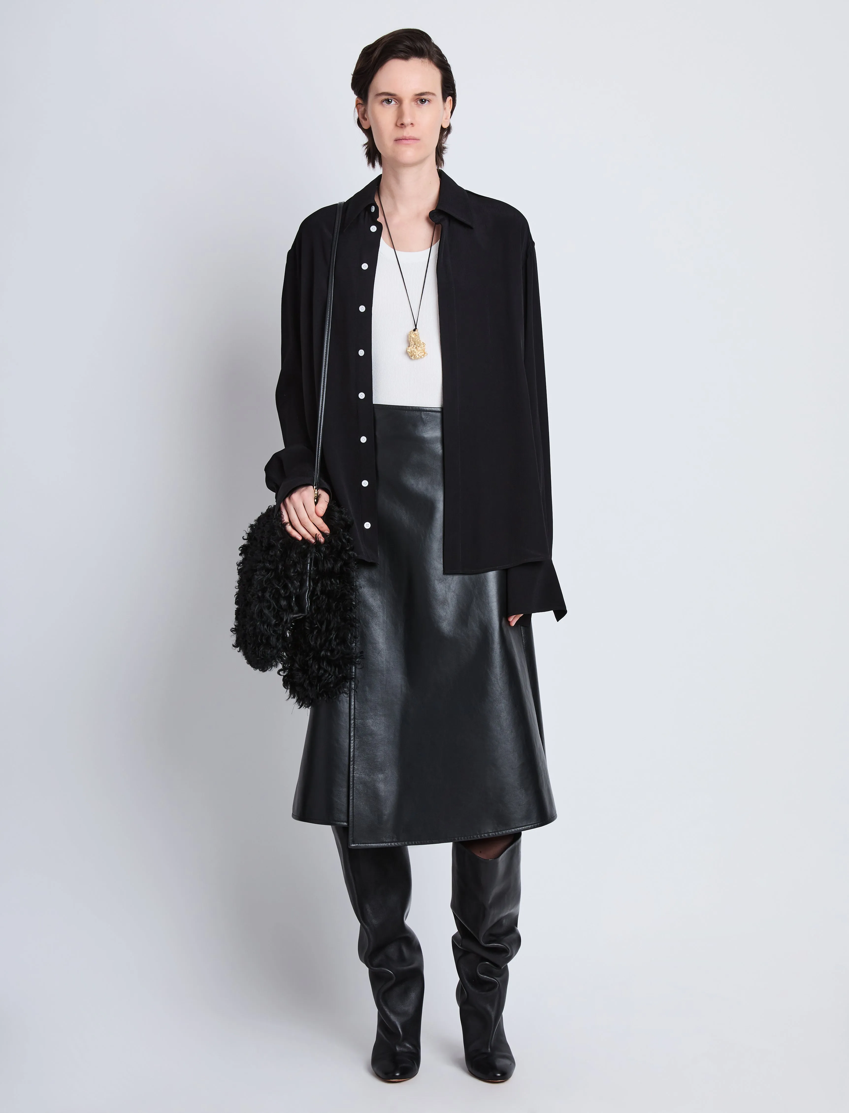 Maya Shirt in Marocaine sold by Proenza Schouler product image thumbnail 3