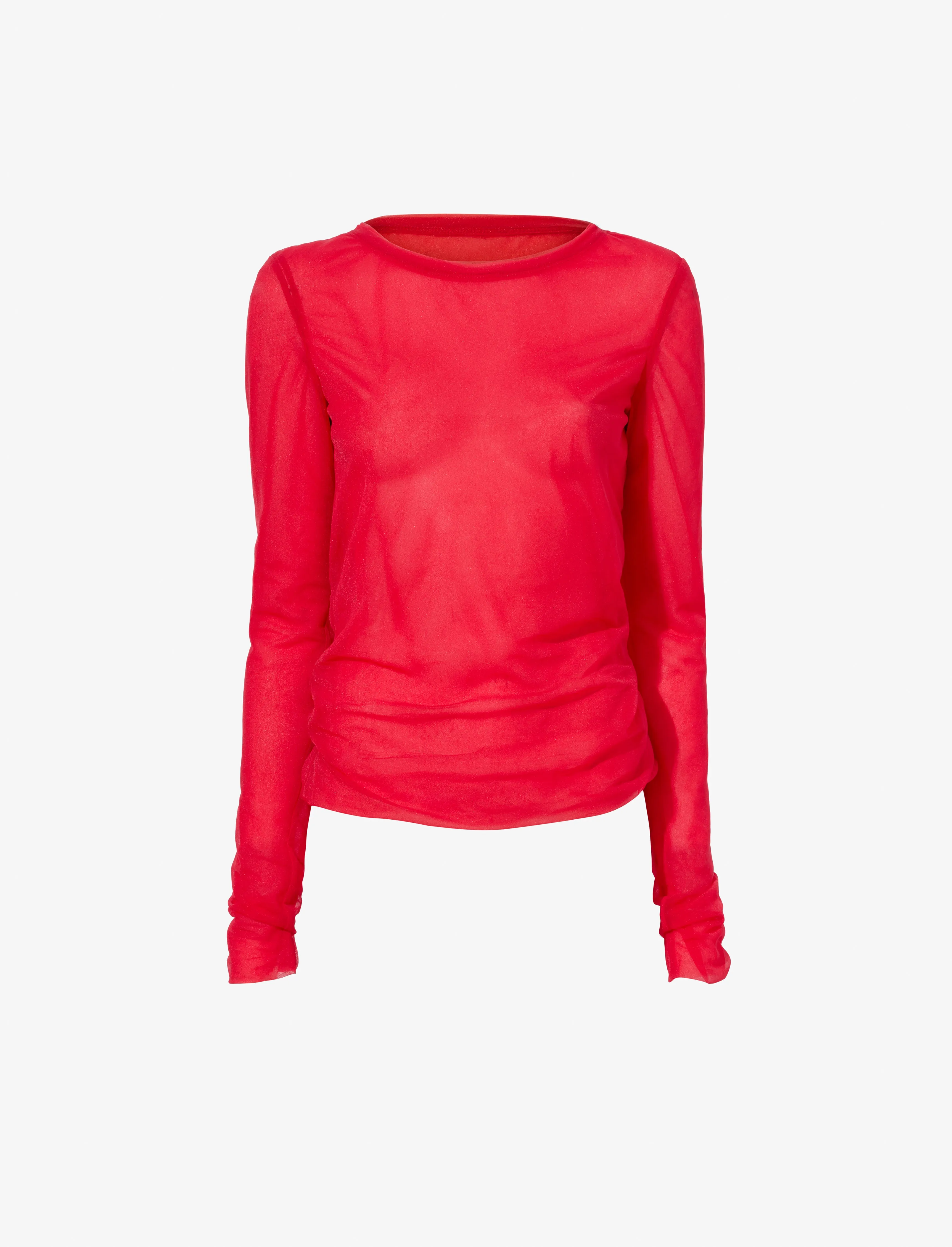 Dara Layered Top in Technical Nylon Jersey sold by Proenza Schouler