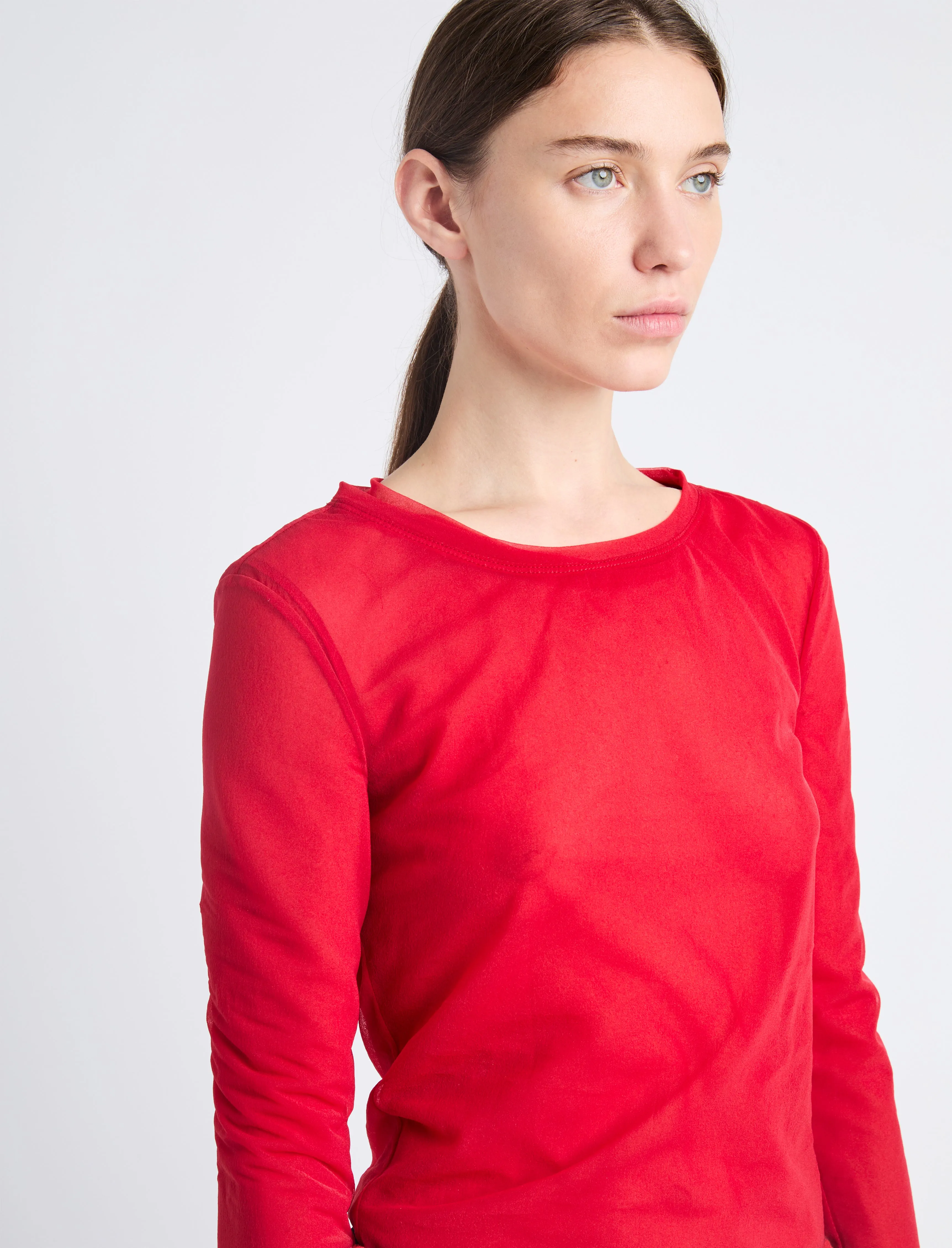 Dara Layered Top in Technical Nylon Jersey sold by Proenza Schouler product image thumbnail 5