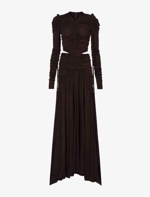Viscose Jersey Cinched Cut Out Dress sold by Proenza Schouler
