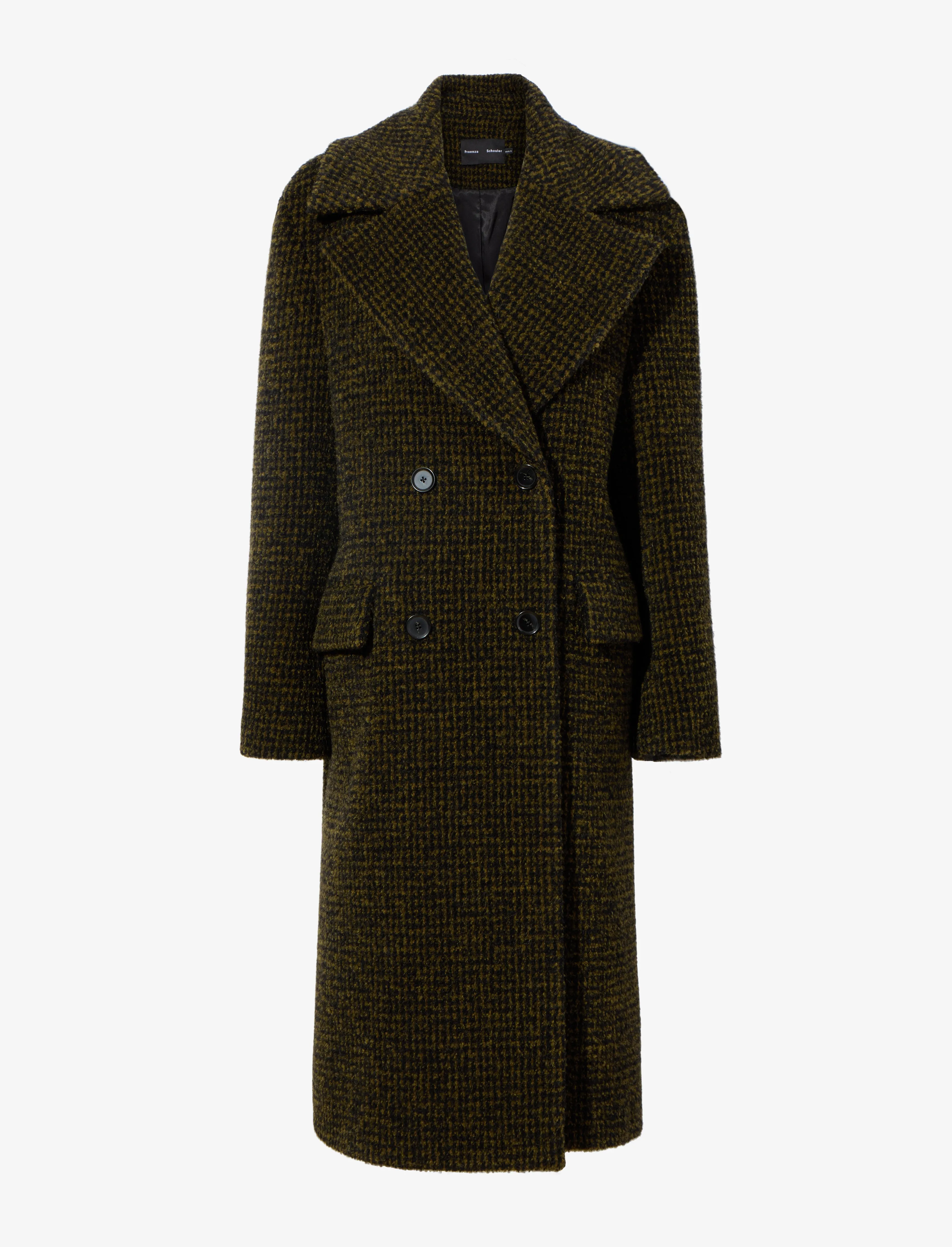 Melange Wool Boucle Coat sold by Proenza Schouler