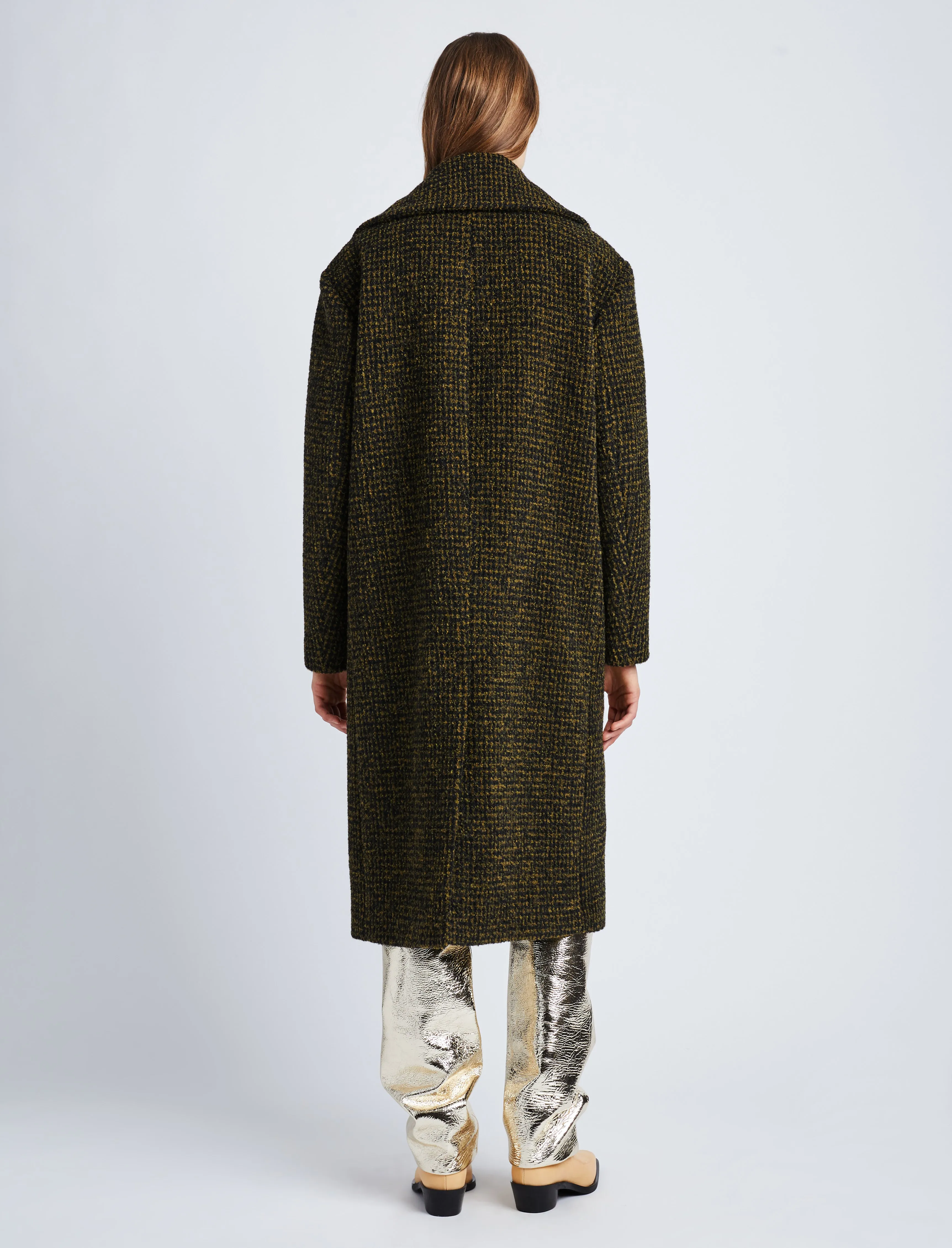 Melange Wool Boucle Coat sold by Proenza Schouler product image thumbnail 4