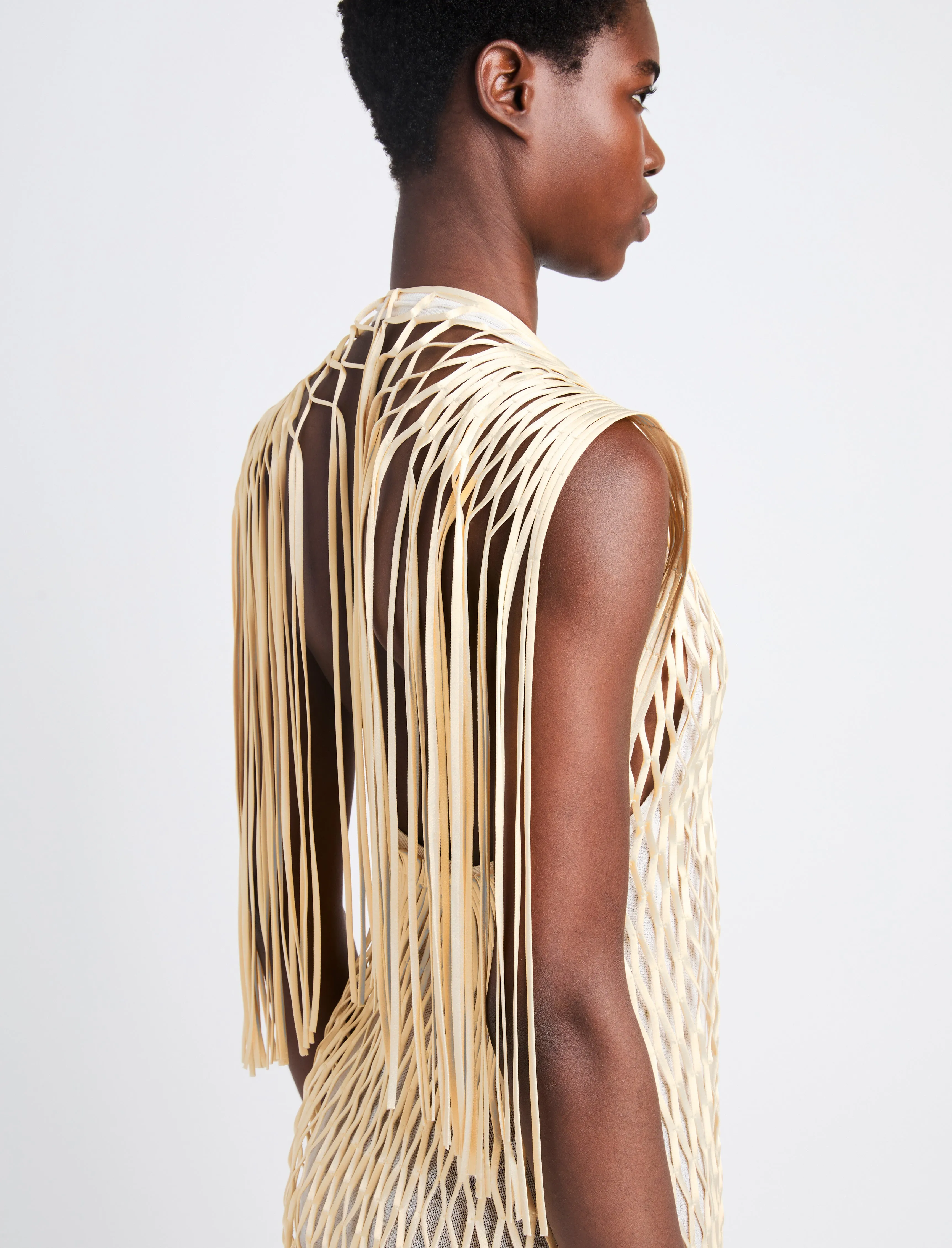 Tauba Dress in Satin Ribbon sold by Proenza Schouler product image thumbnail 5
