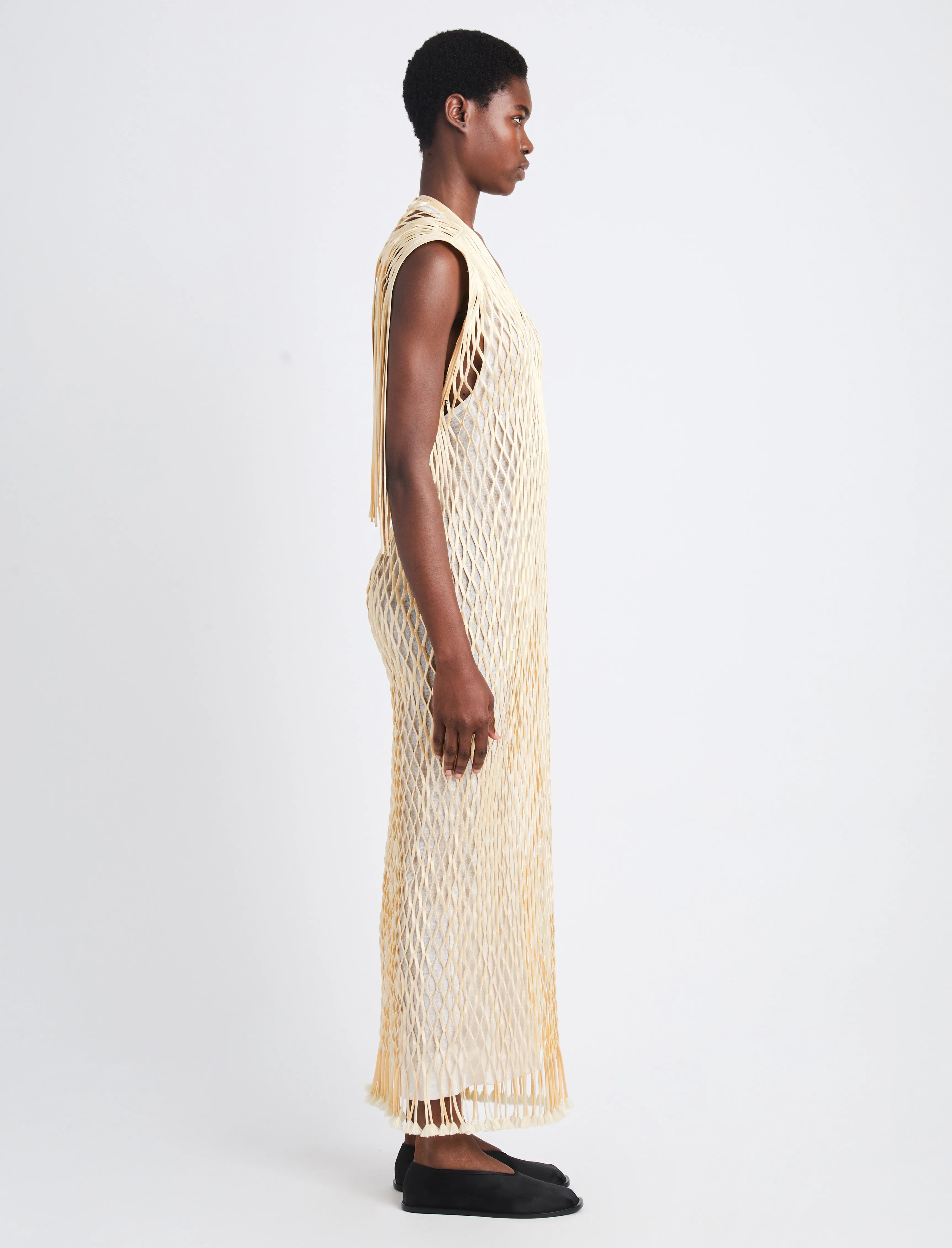 Tauba Dress in Satin Ribbon sold by Proenza Schouler product image thumbnail 3