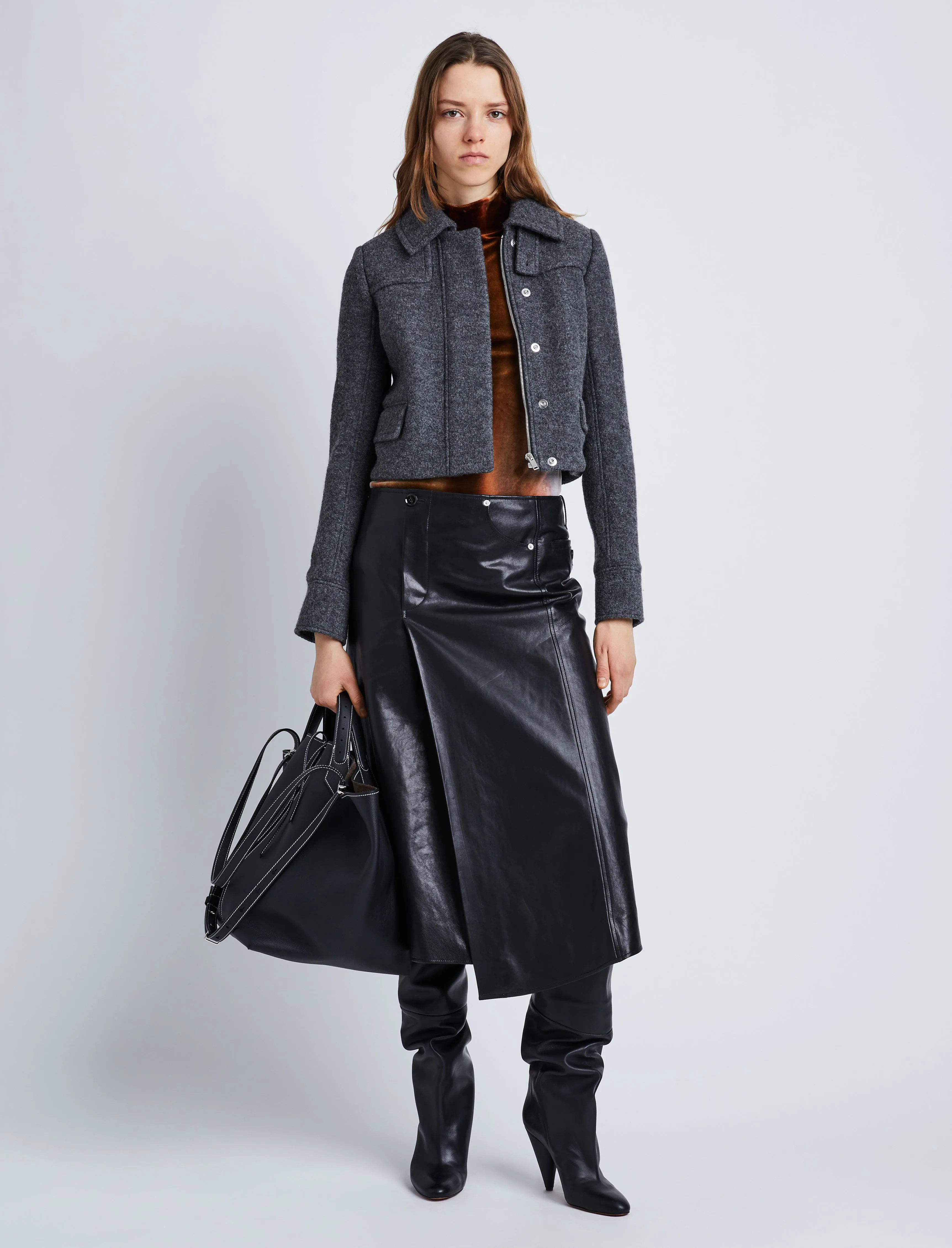Wool Jersey Jacket sold by Proenza Schouler product image thumbnail 3