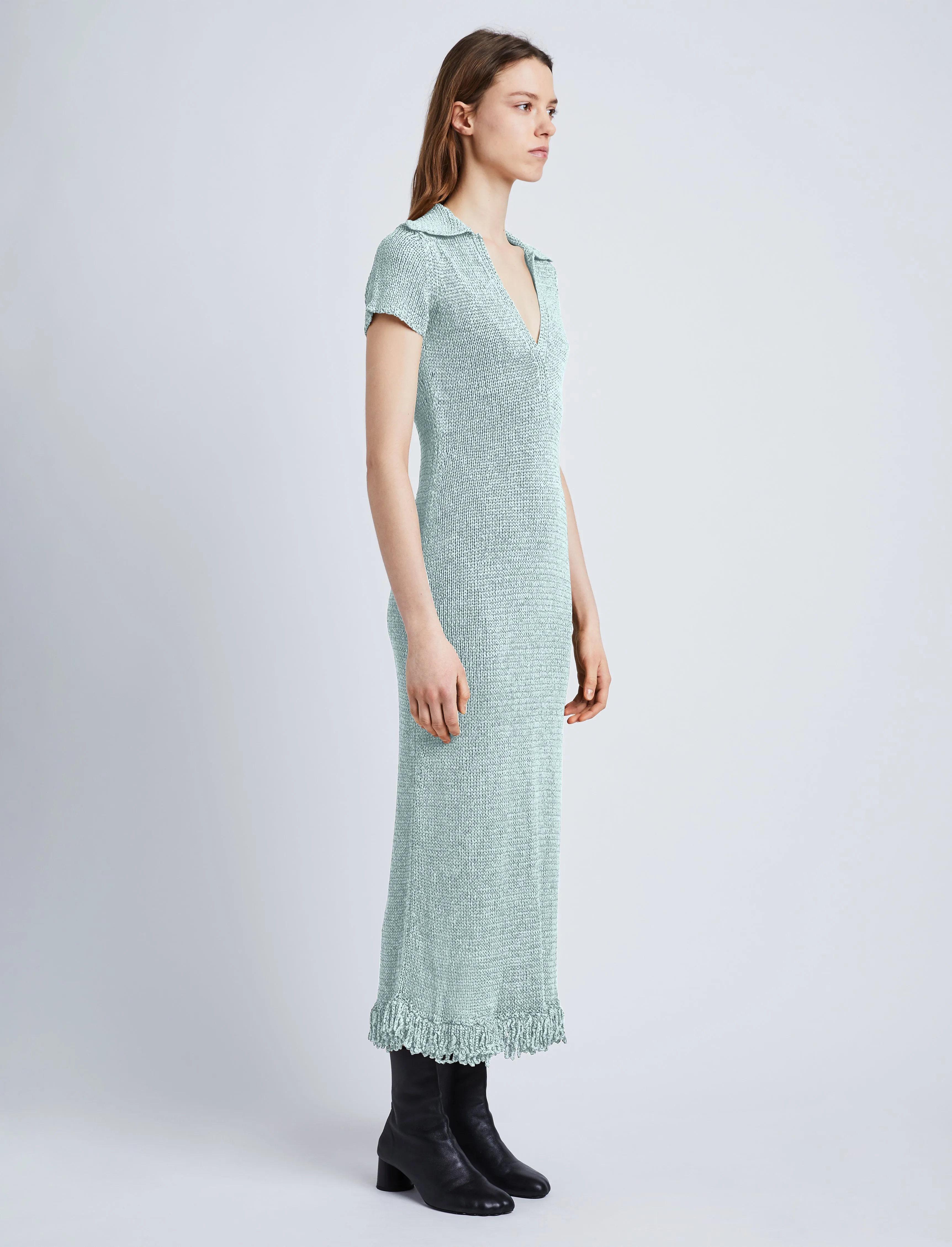 Ribbon Crochet Fringe Dress sold by Proenza Schouler product image thumbnail 4