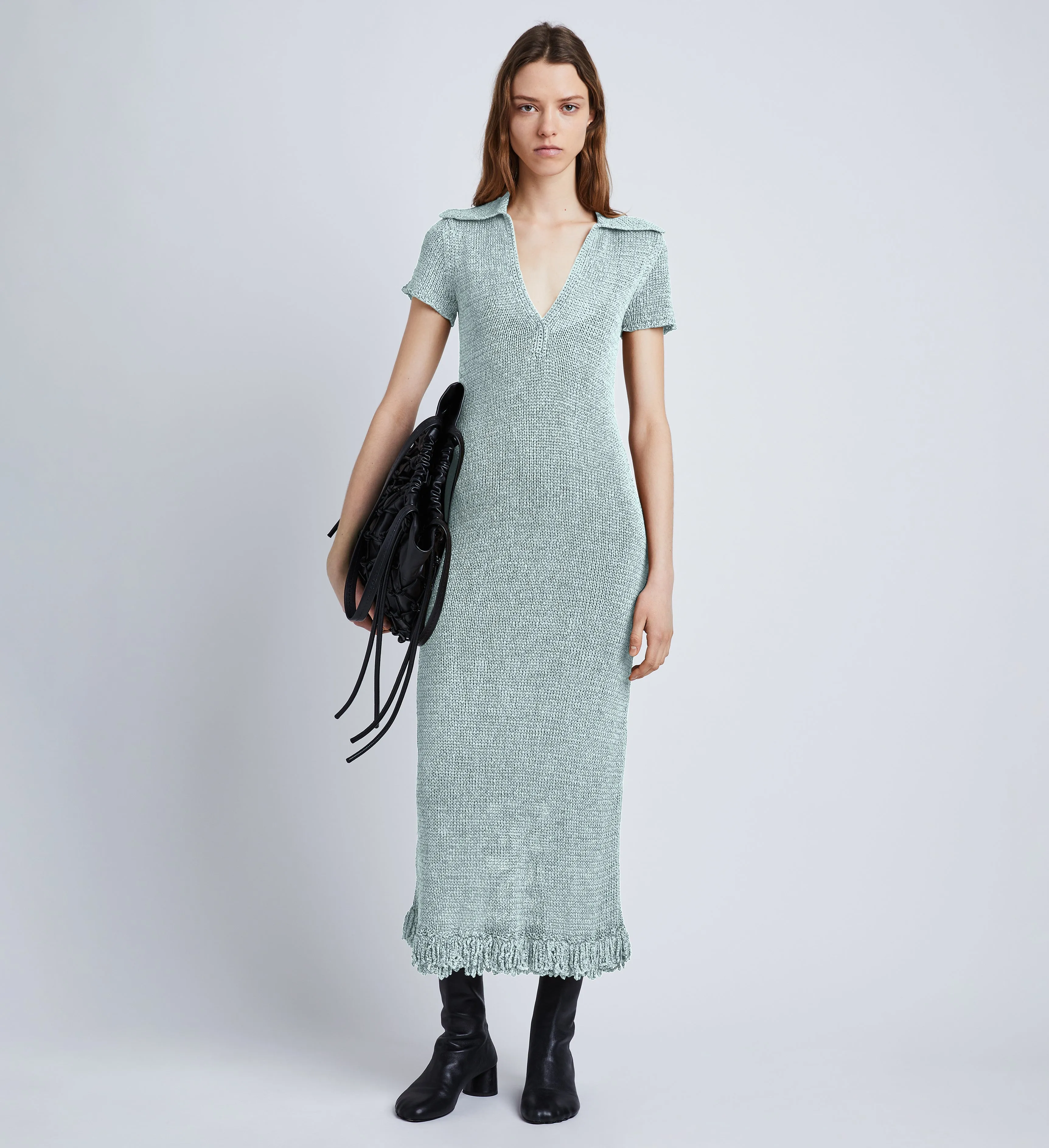 Ribbon Crochet Fringe Dress sold by Proenza Schouler product image thumbnail 2