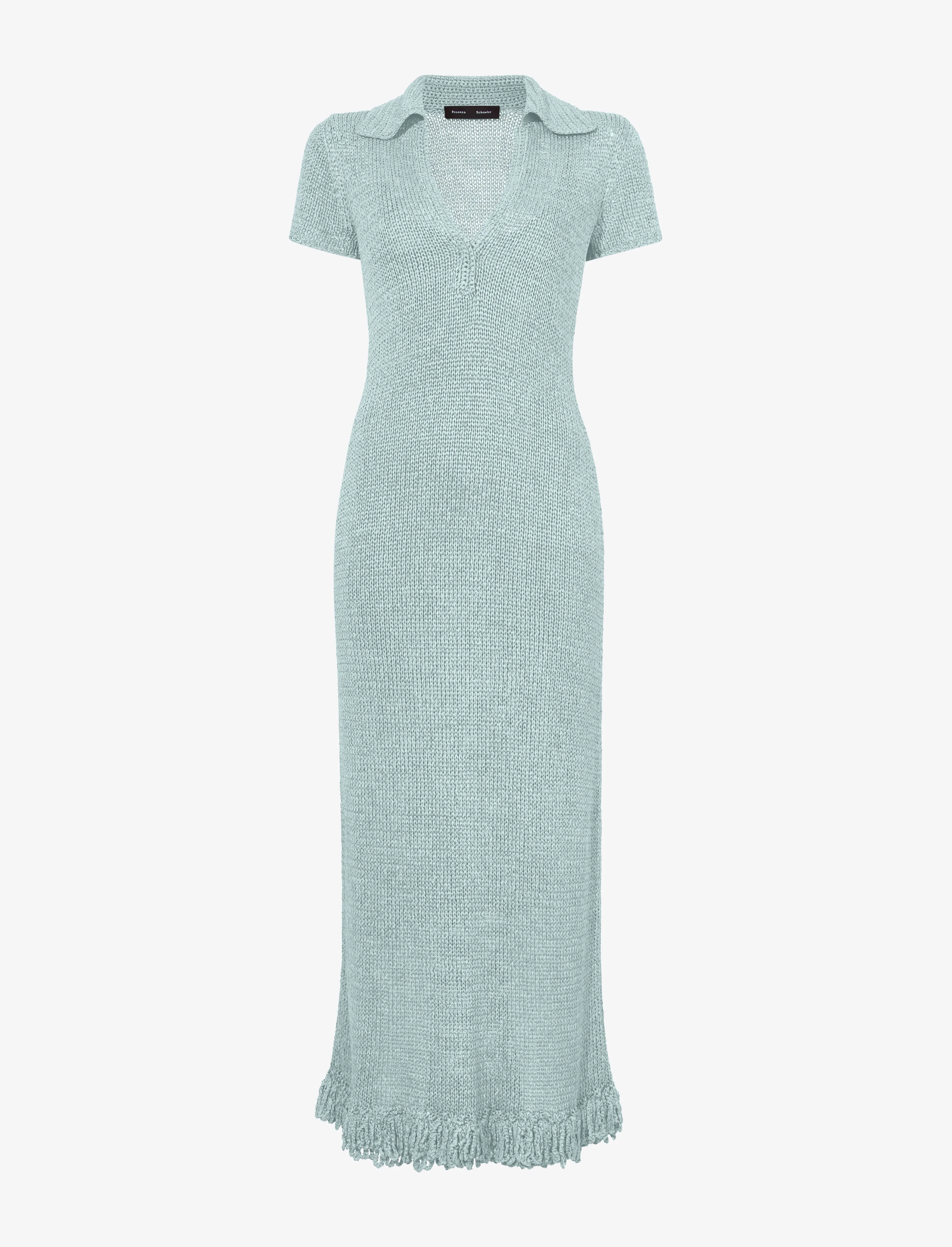 Ribbon Crochet Fringe Dress sold by Proenza Schouler