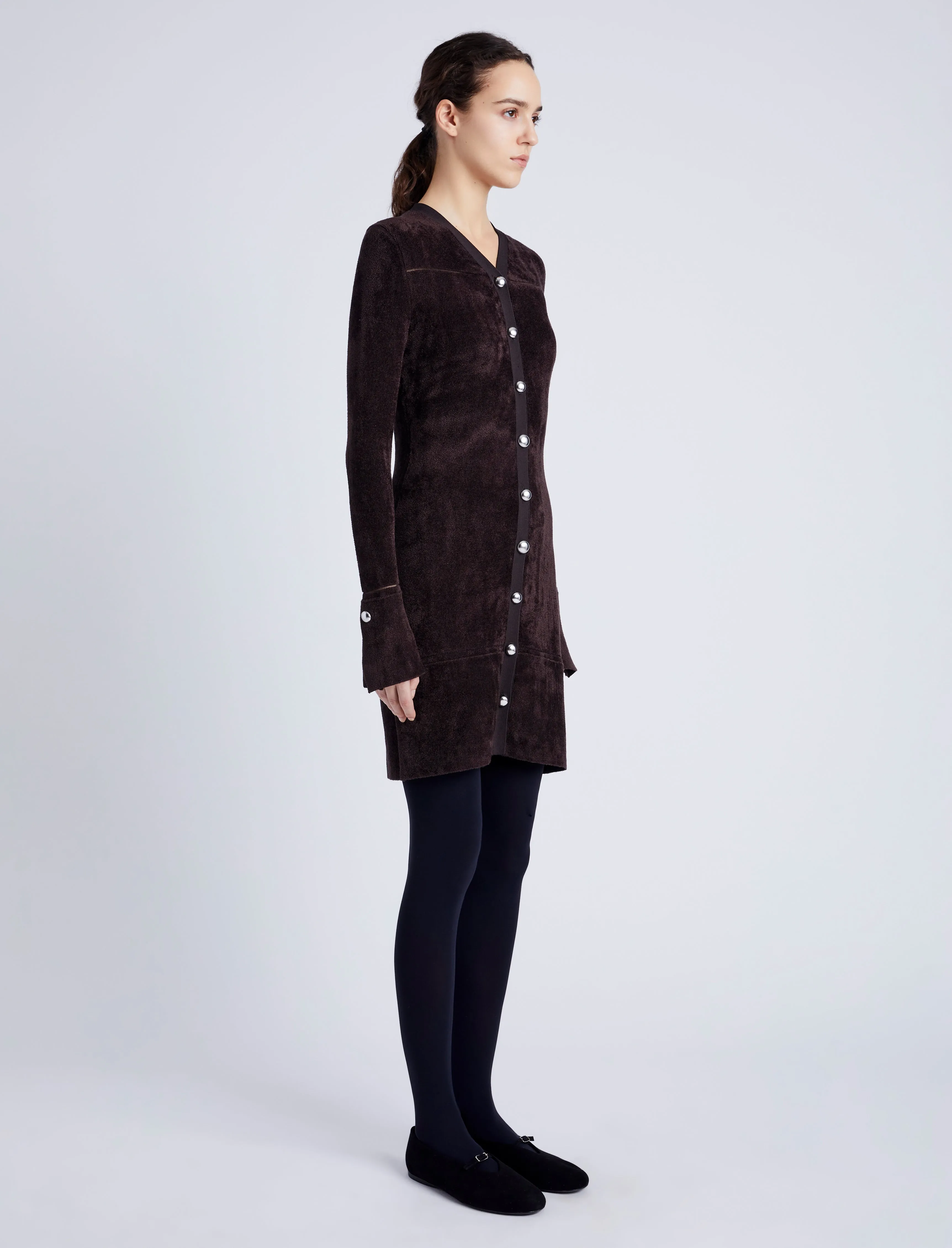 Lucille Cardigan in Chenille sold by Proenza Schouler product image thumbnail 3