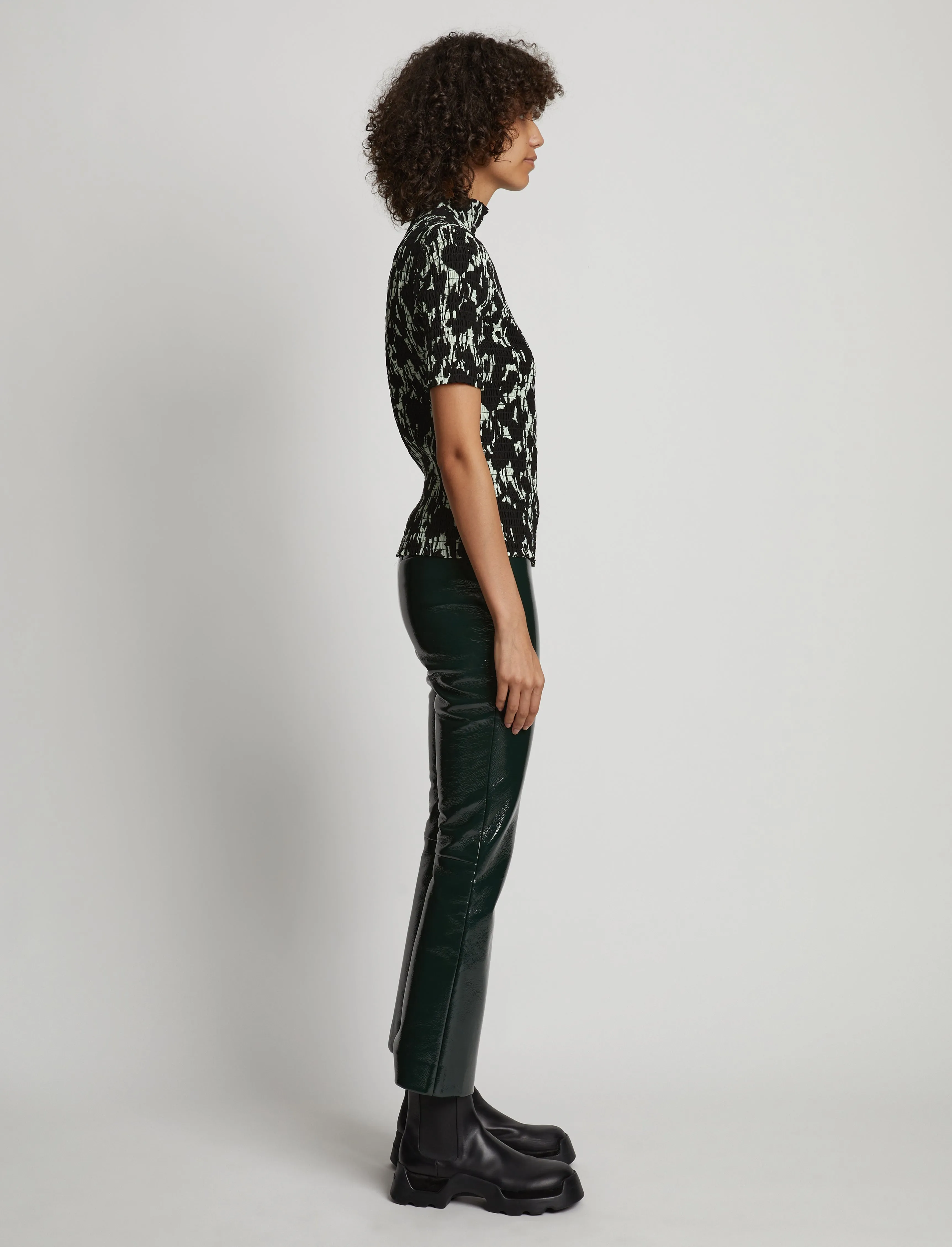 Viscose Flou Smocked Top sold by Proenza Schouler product image thumbnail 4