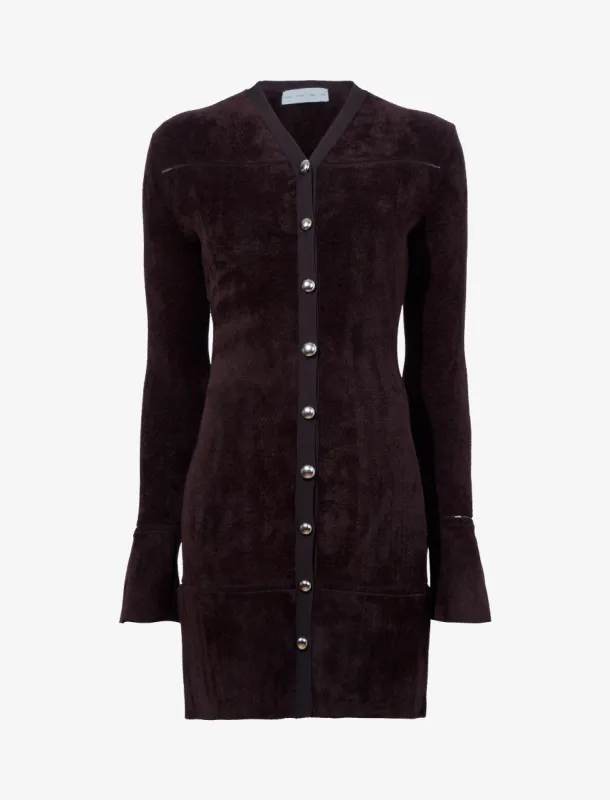 Lucille Cardigan in Chenille sold by Proenza Schouler