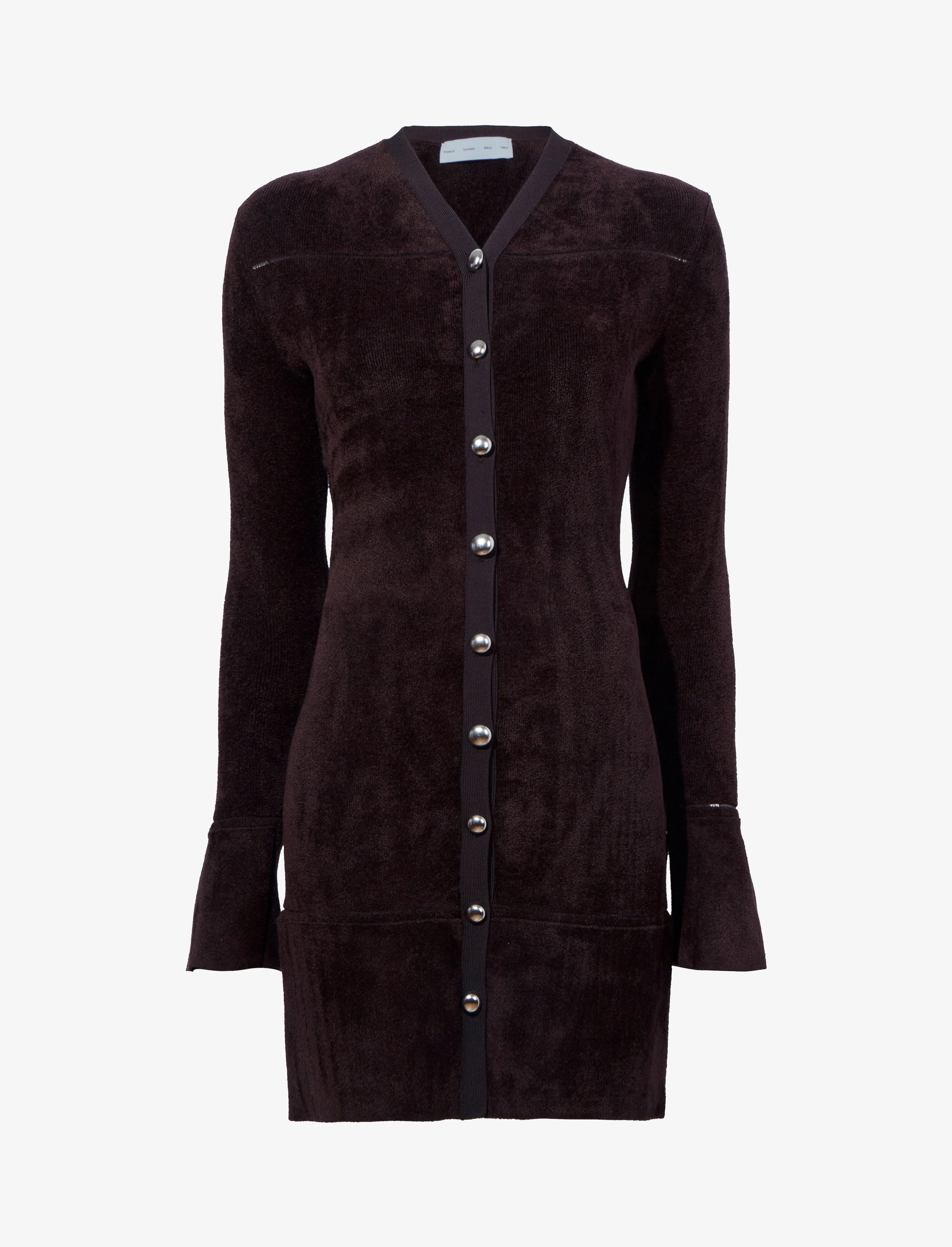 Lucille Cardigan in Chenille sold by Proenza Schouler