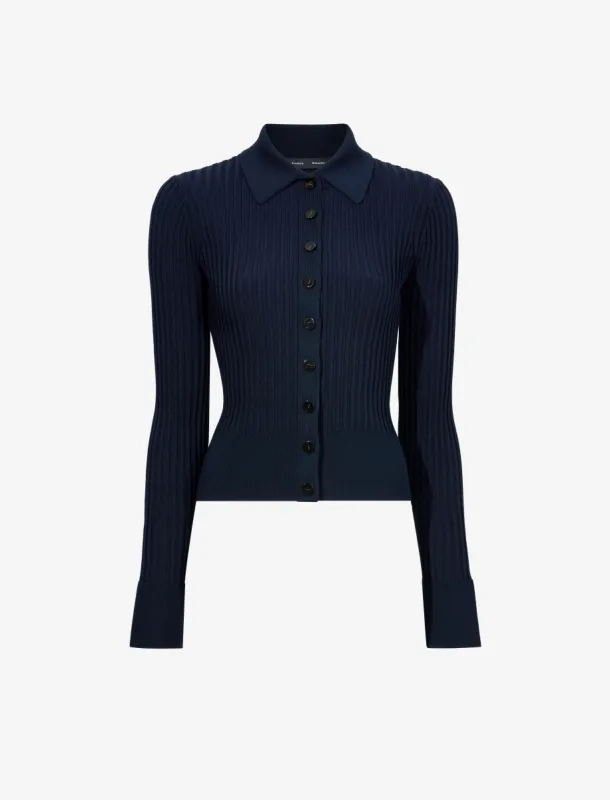 Carla Sweater in Midweight Viscose Rib made by Proenza Schouler