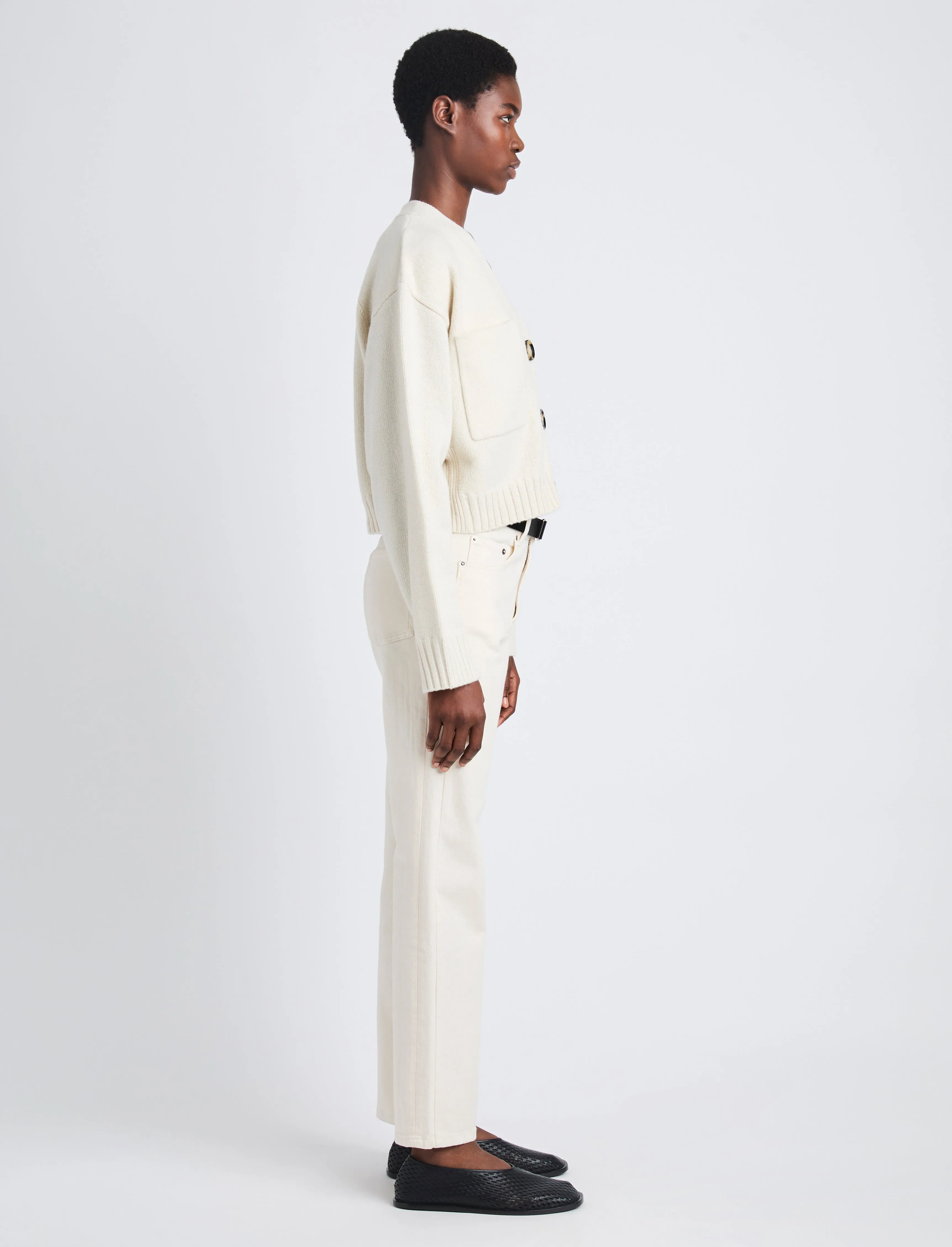 Sofia Cardigan in Eco Cashmere sold by Proenza Schouler product image thumbnail 4