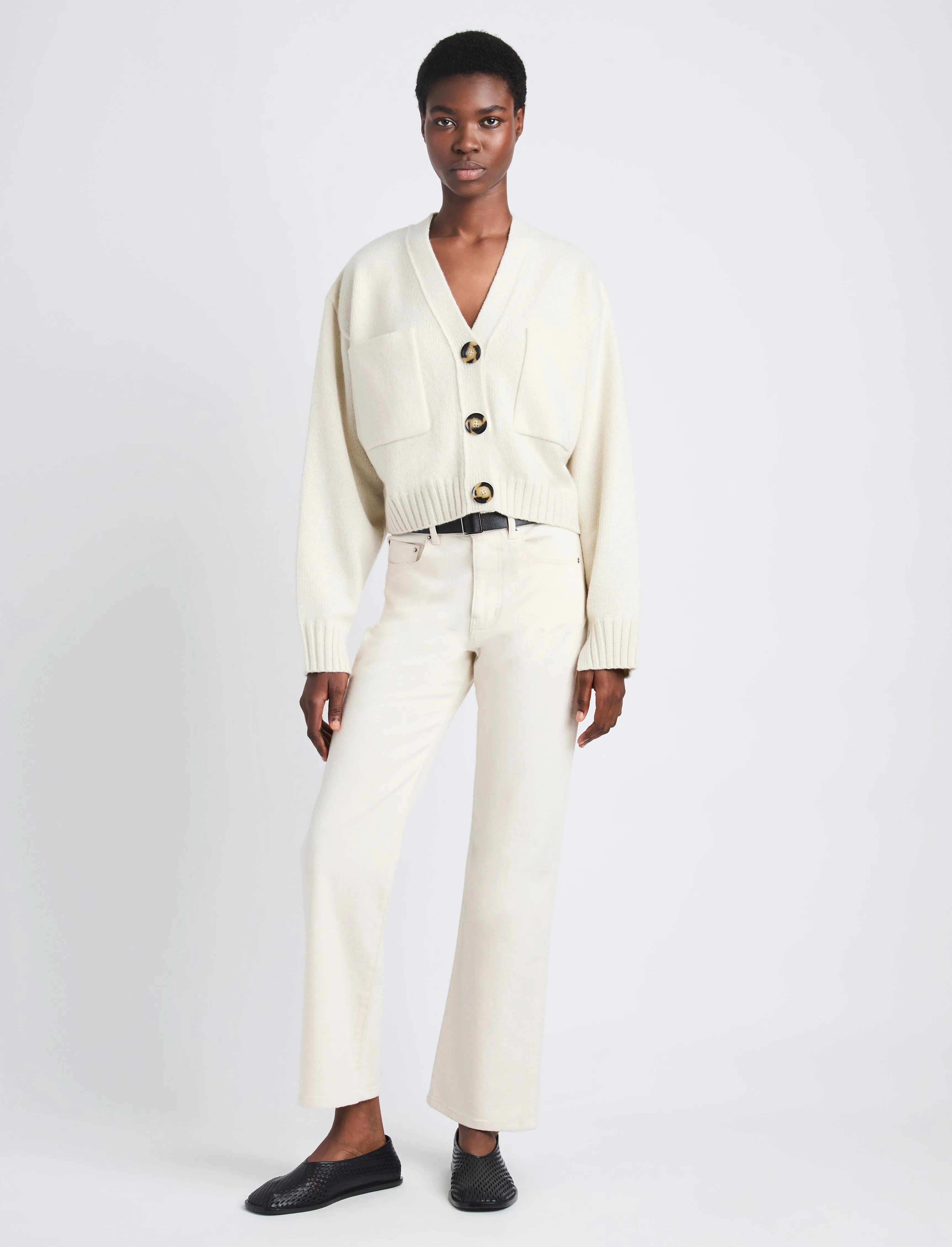 Sofia Cardigan in Eco Cashmere sold by Proenza Schouler product image thumbnail 3