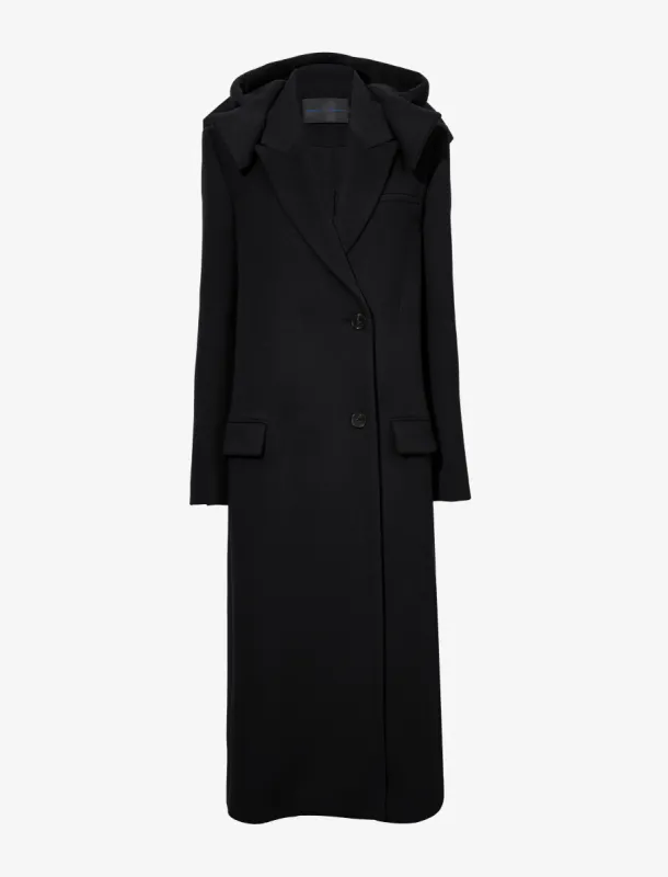 Reed Coat in Brushed Melange Wool sold by Proenza Schouler