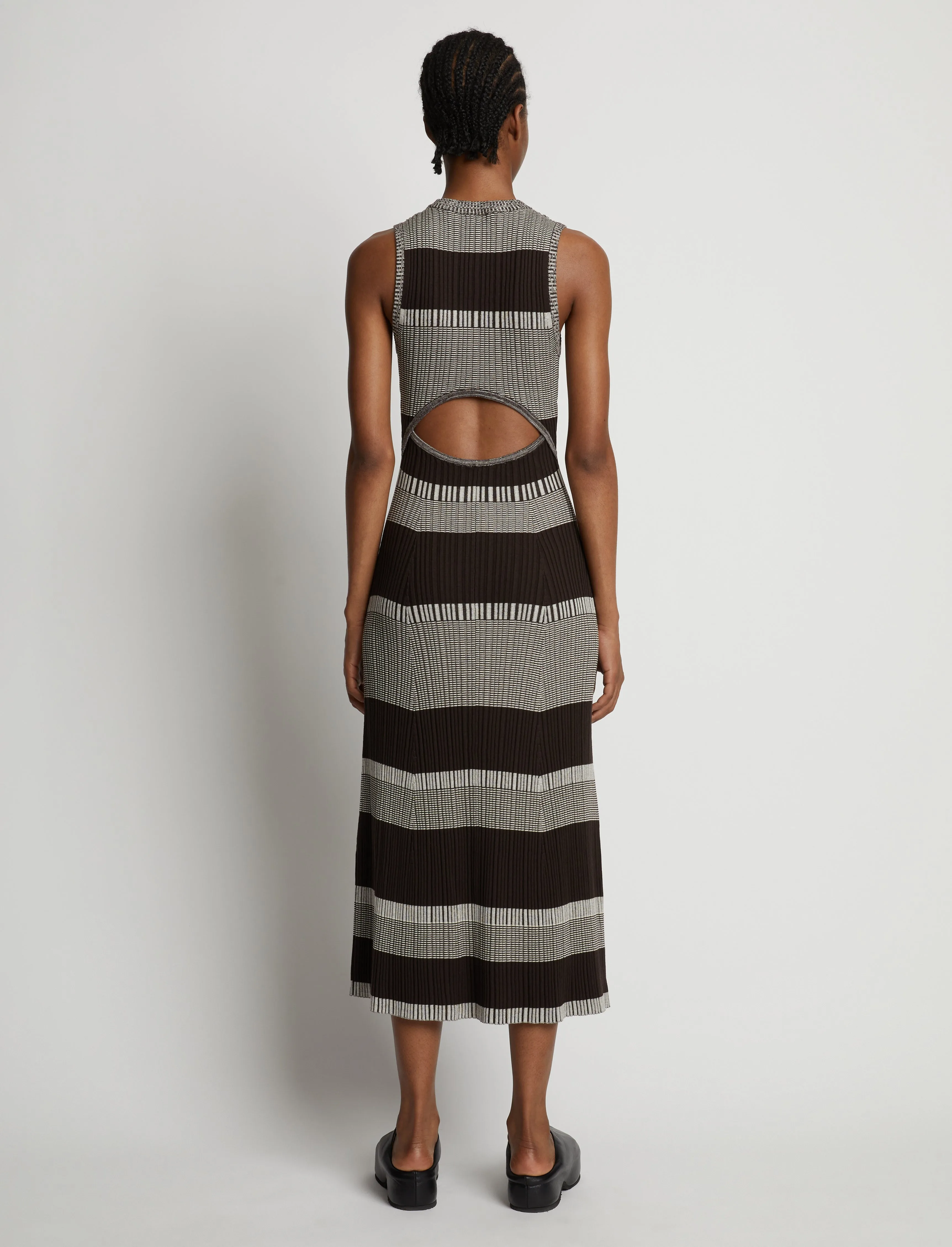 Mini Stripe Sleeveless Knit Dress sold by Proenza Schouler product image thumbnail 4