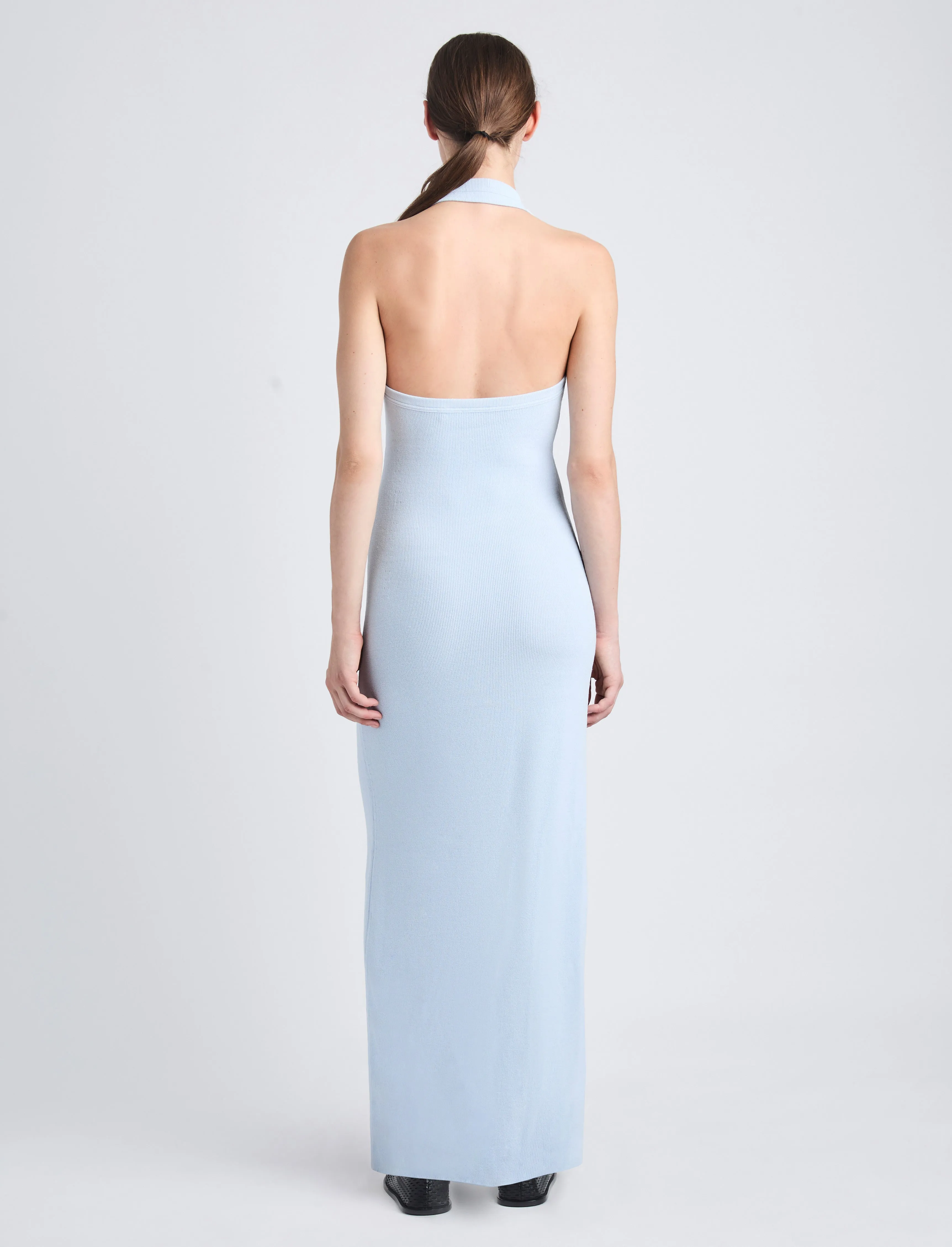 Meryl Dress in Matte Viscose Rib sold by Proenza Schouler product image thumbnail 4