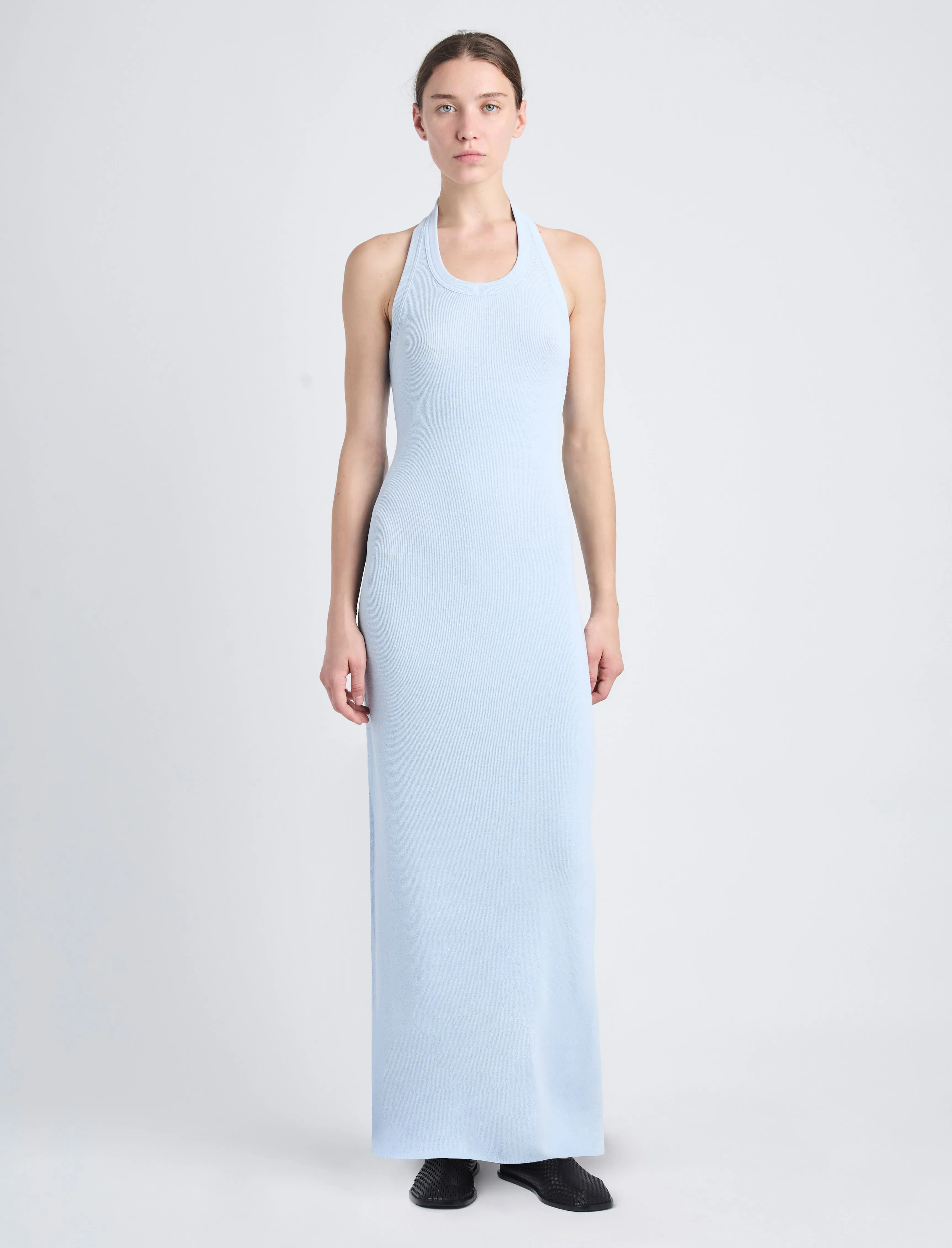 Meryl Dress in Matte Viscose Rib sold by Proenza Schouler product image thumbnail 2