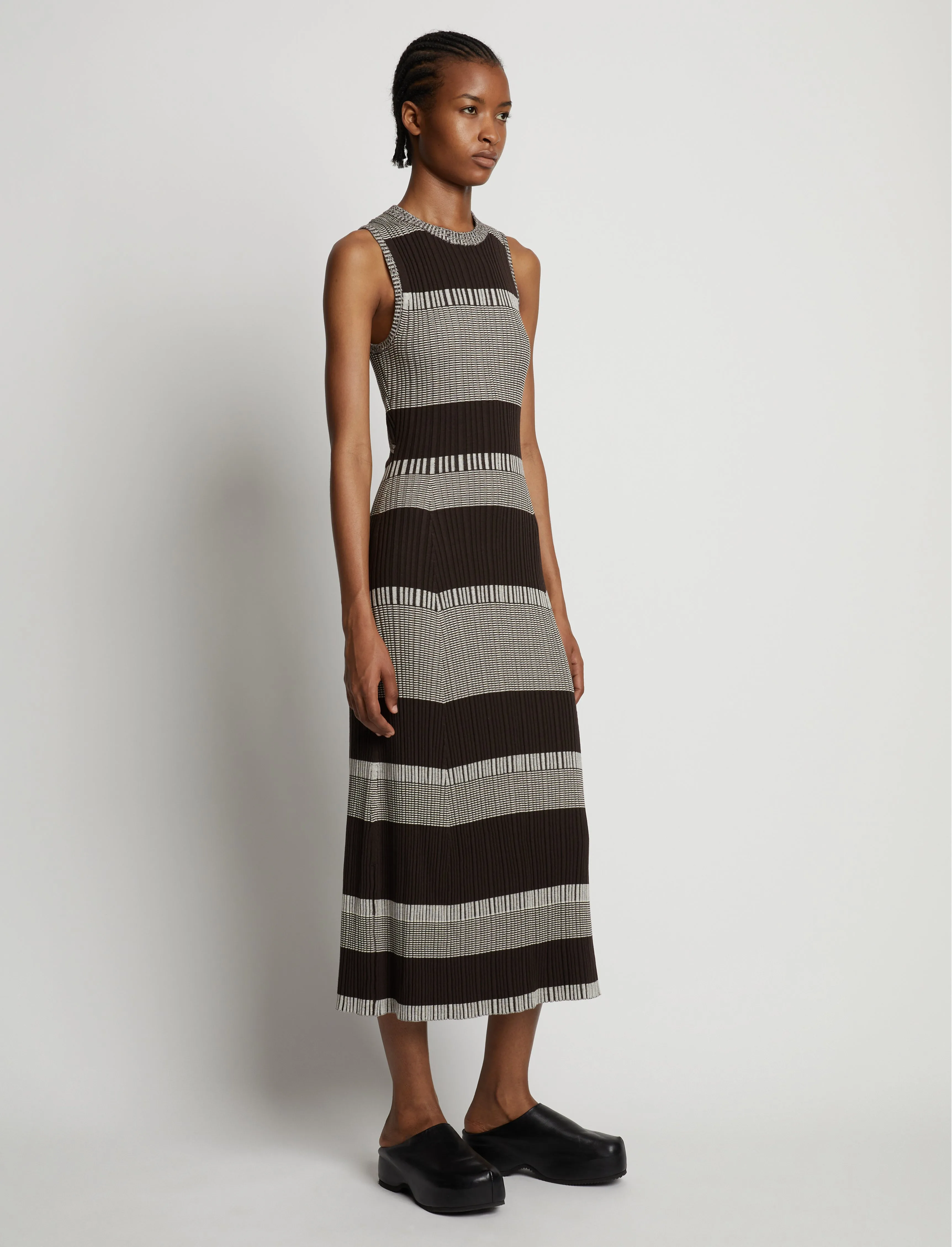 Mini Stripe Sleeveless Knit Dress sold by Proenza Schouler product image thumbnail 3