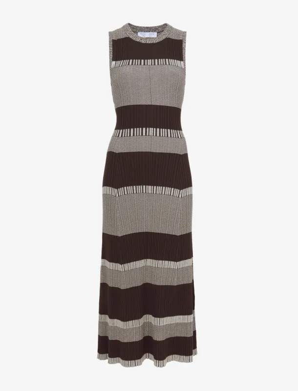 Mini Stripe Sleeveless Knit Dress sold by Proenza Schouler
