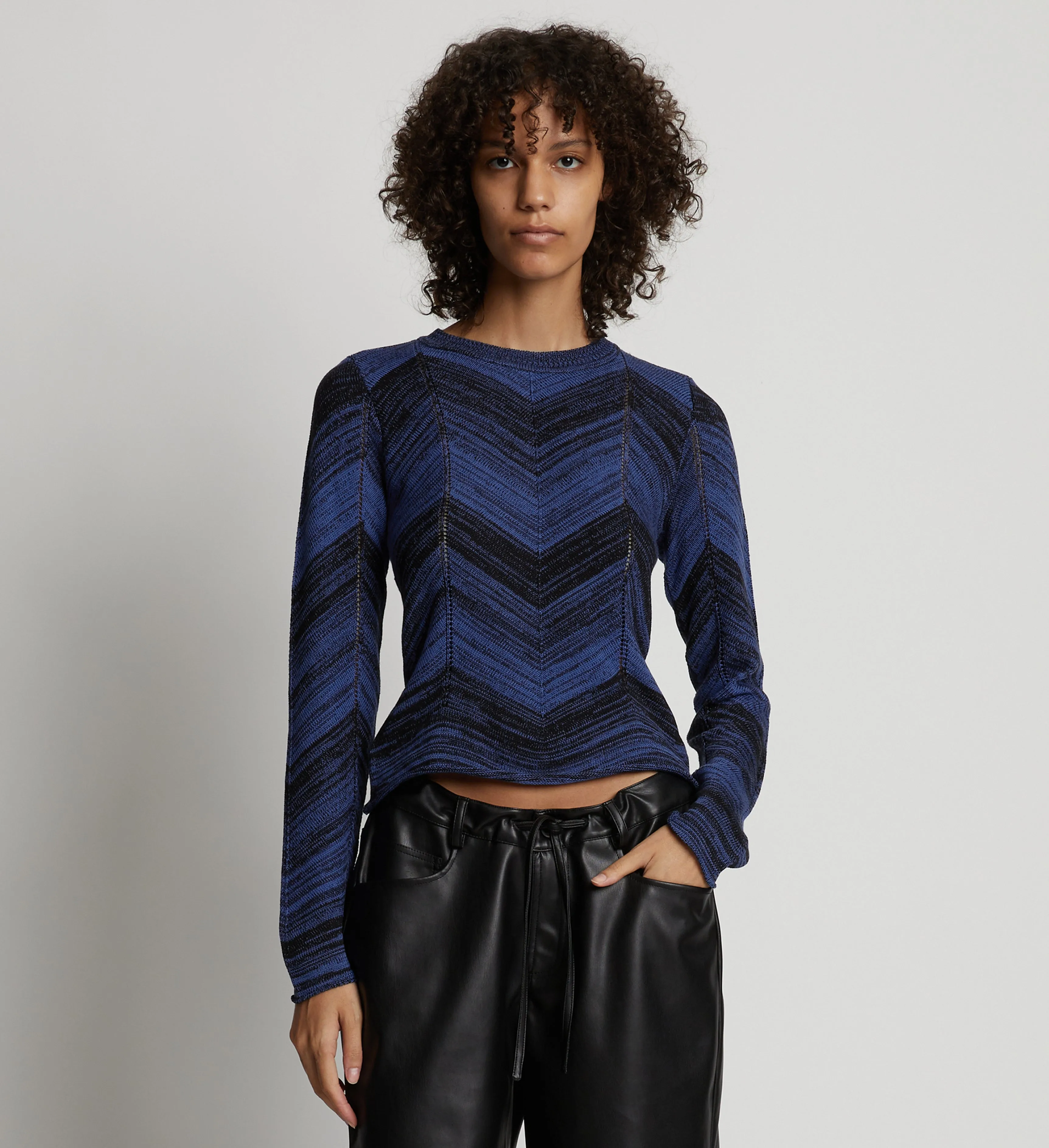 Marled Stripe Knit Sweater sold by Proenza Schouler product image thumbnail 2