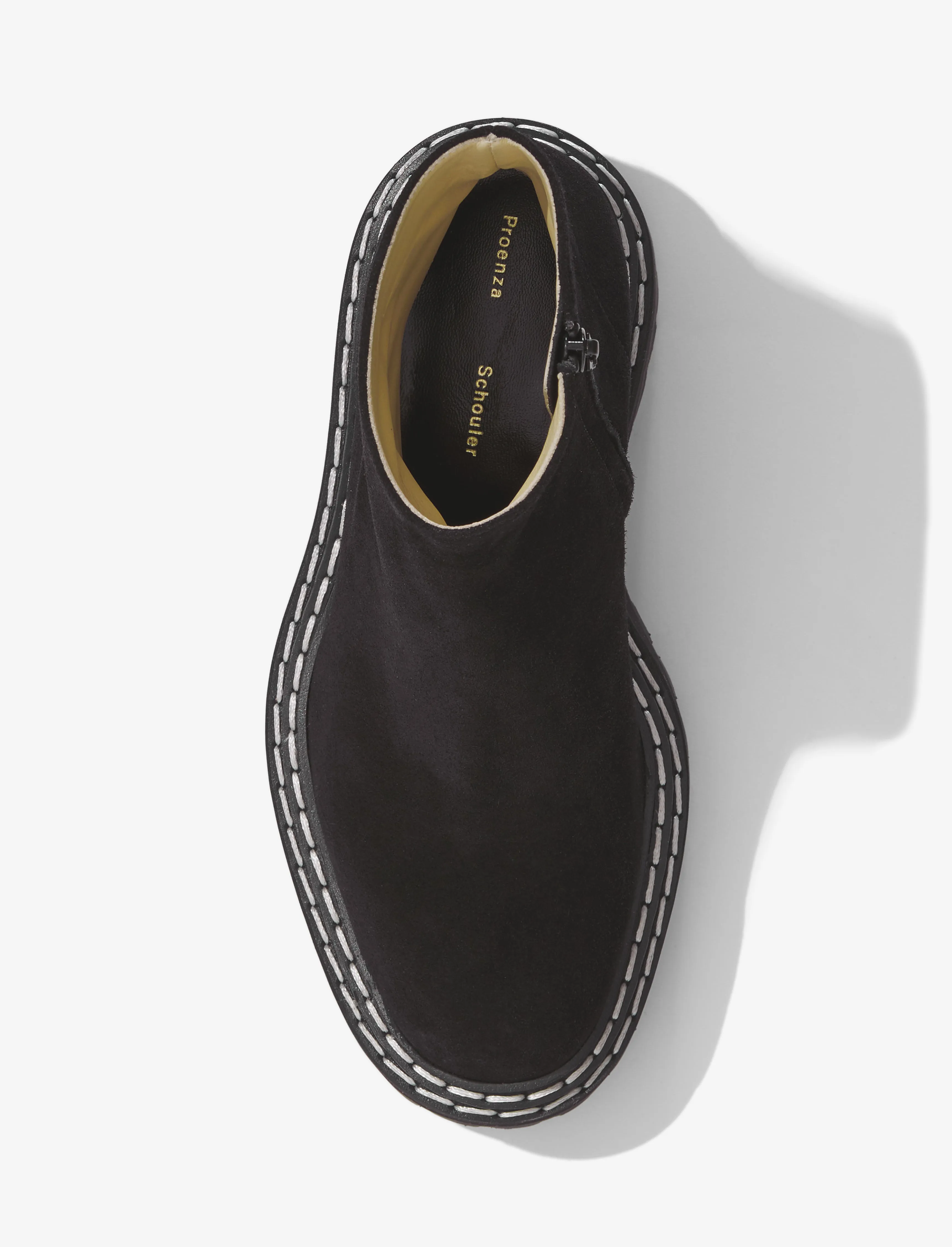 Lug Sole Platform Boots in Suede sold by Proenza Schouler product image thumbnail 4