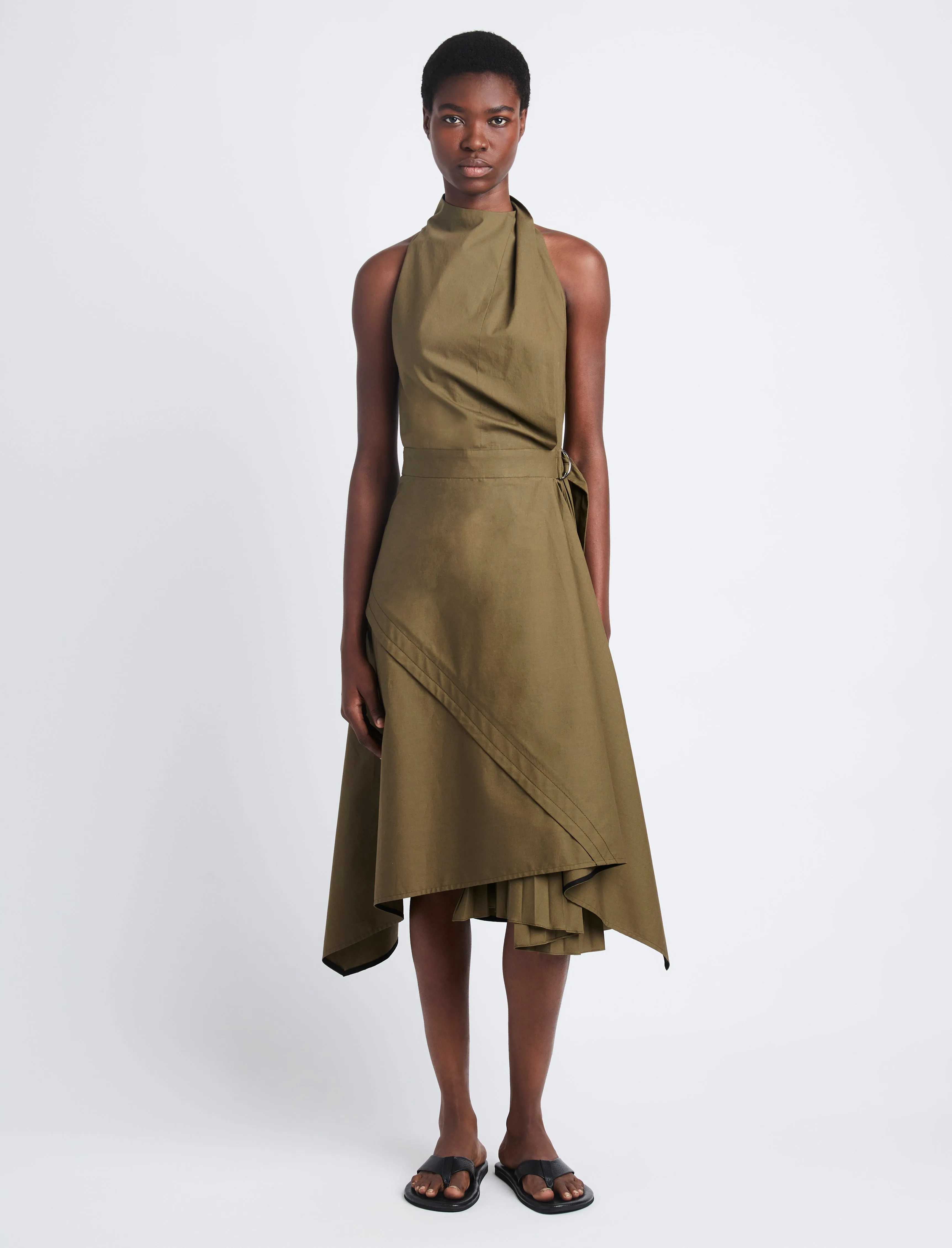 Yoko Dress in Compact Poplin sold by Proenza Schouler product image thumbnail 2