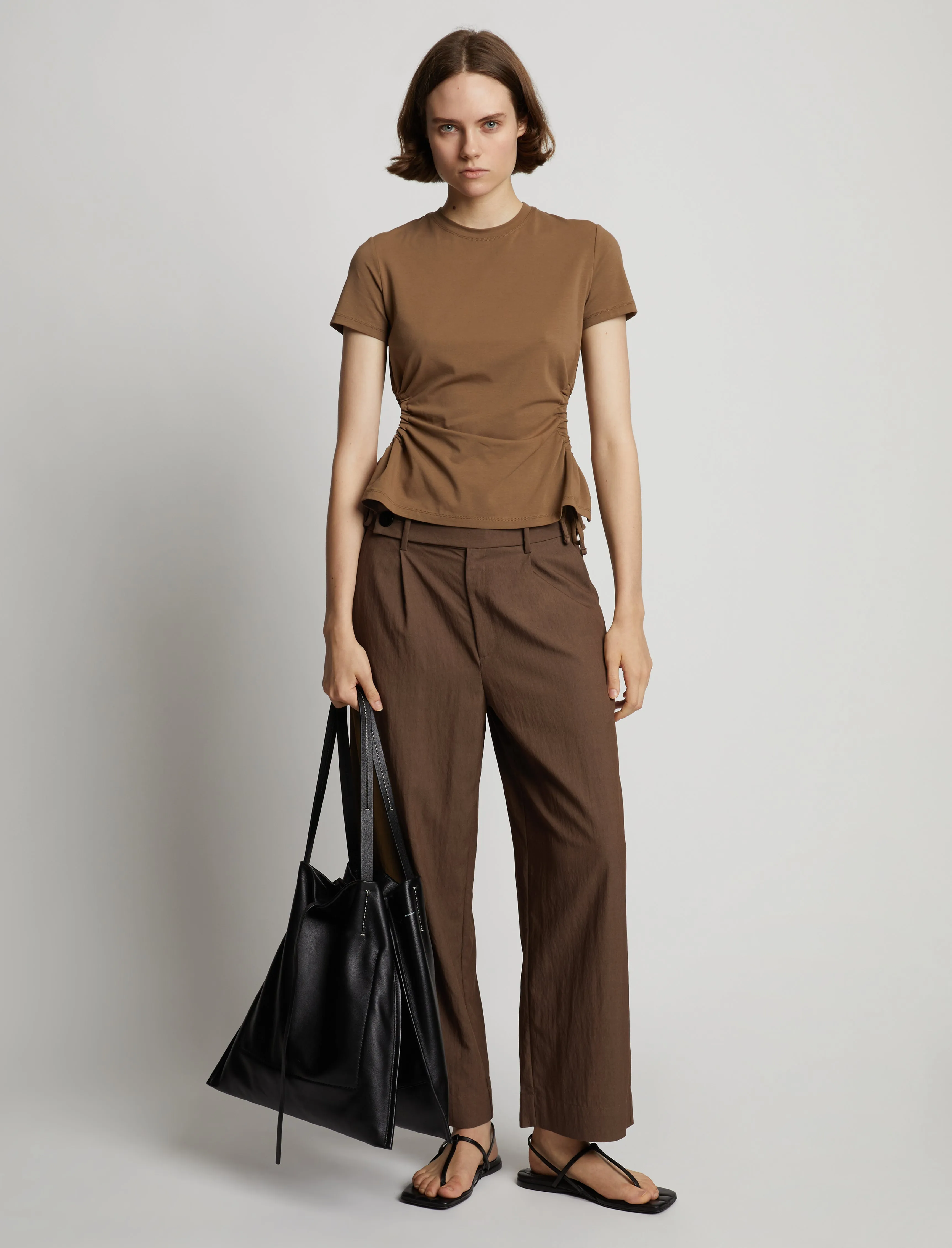 Drapey Suiting Wide Leg Pant sold by Proenza Schouler product image thumbnail 2