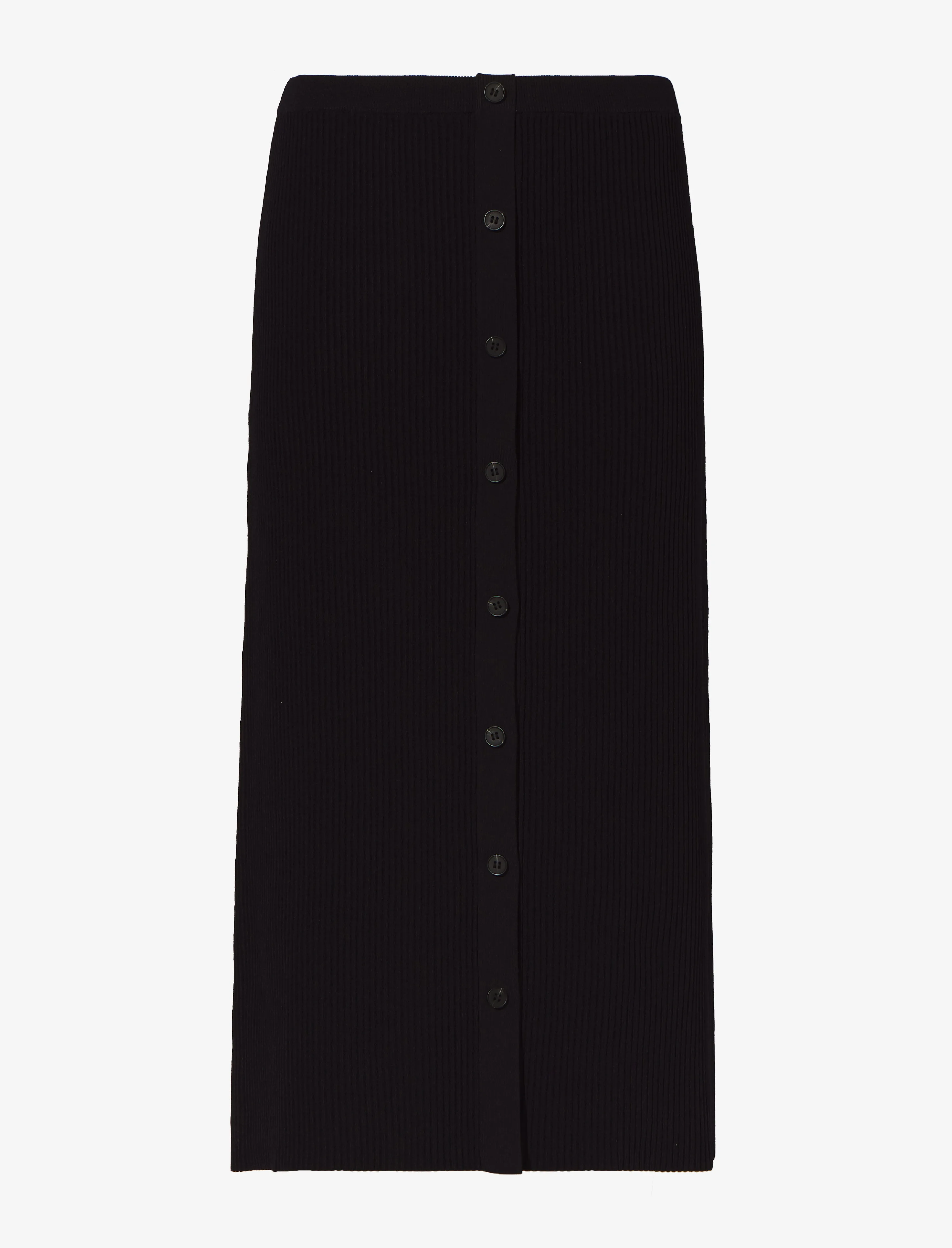 Rib Knit Button Front Skirt sold by Proenza Schouler