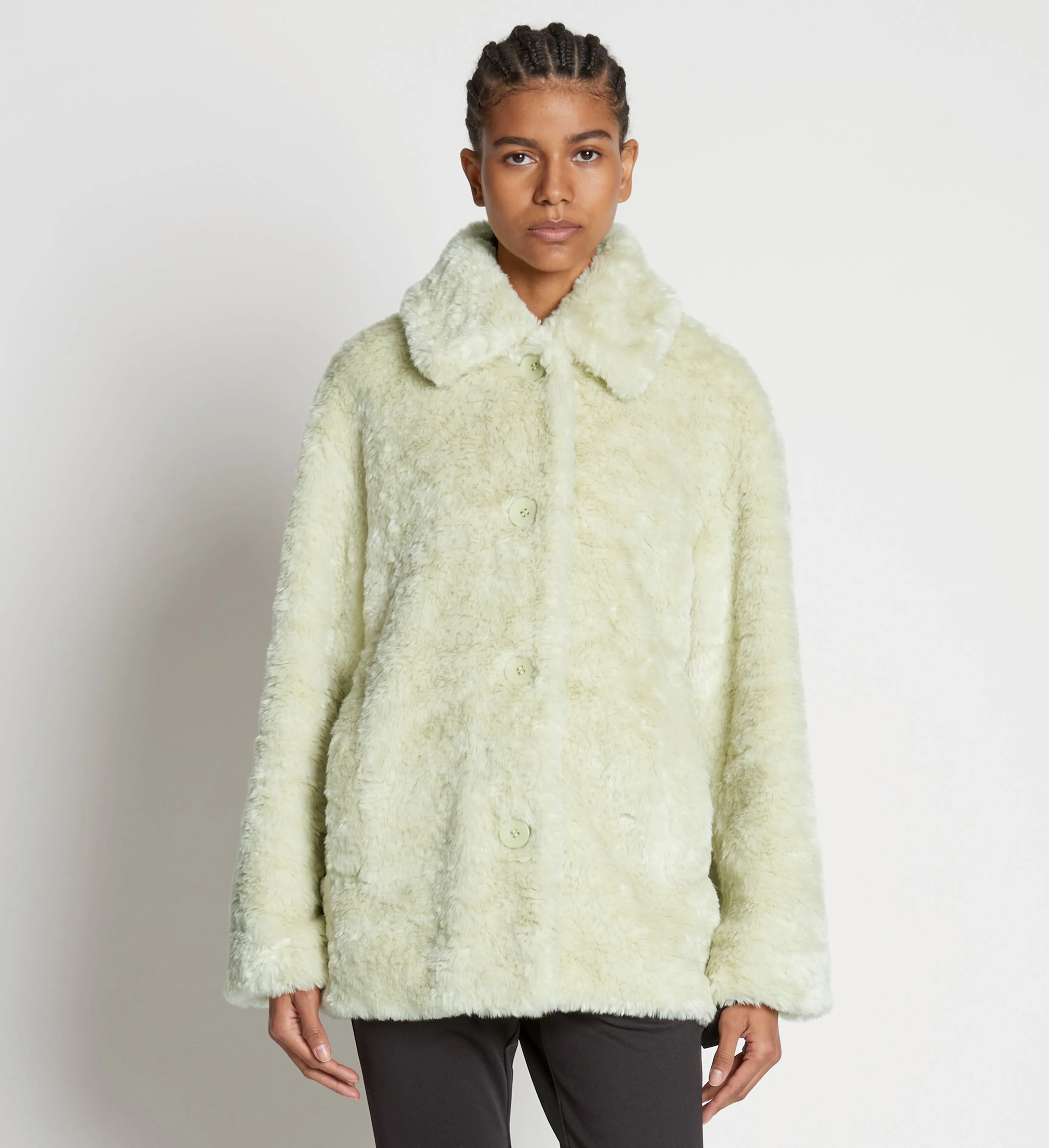 Faux Rabbit Peacoat sold by Proenza Schouler product image thumbnail 2