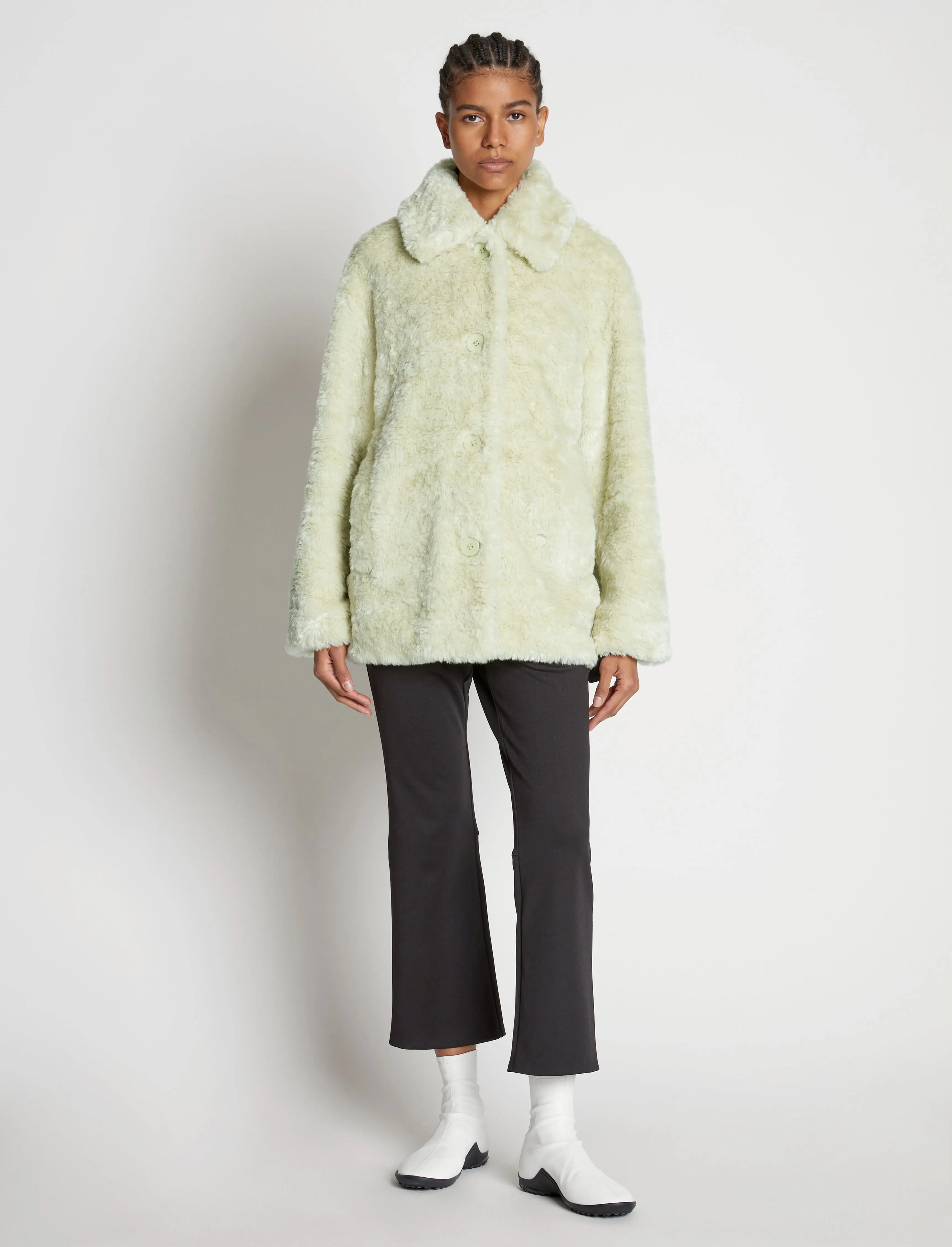 Faux Rabbit Peacoat sold by Proenza Schouler product image thumbnail 3