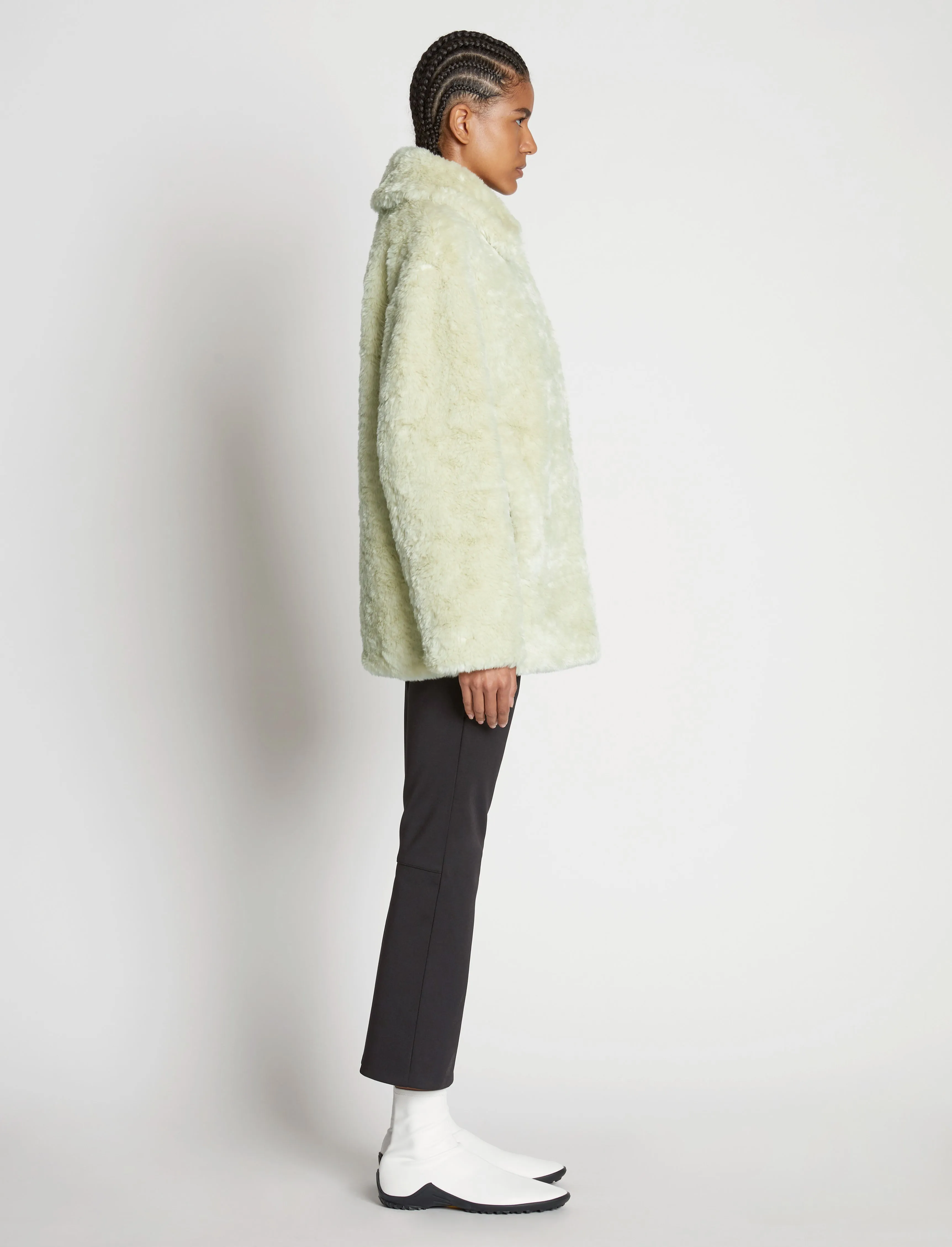 Faux Rabbit Peacoat sold by Proenza Schouler product image thumbnail 4
