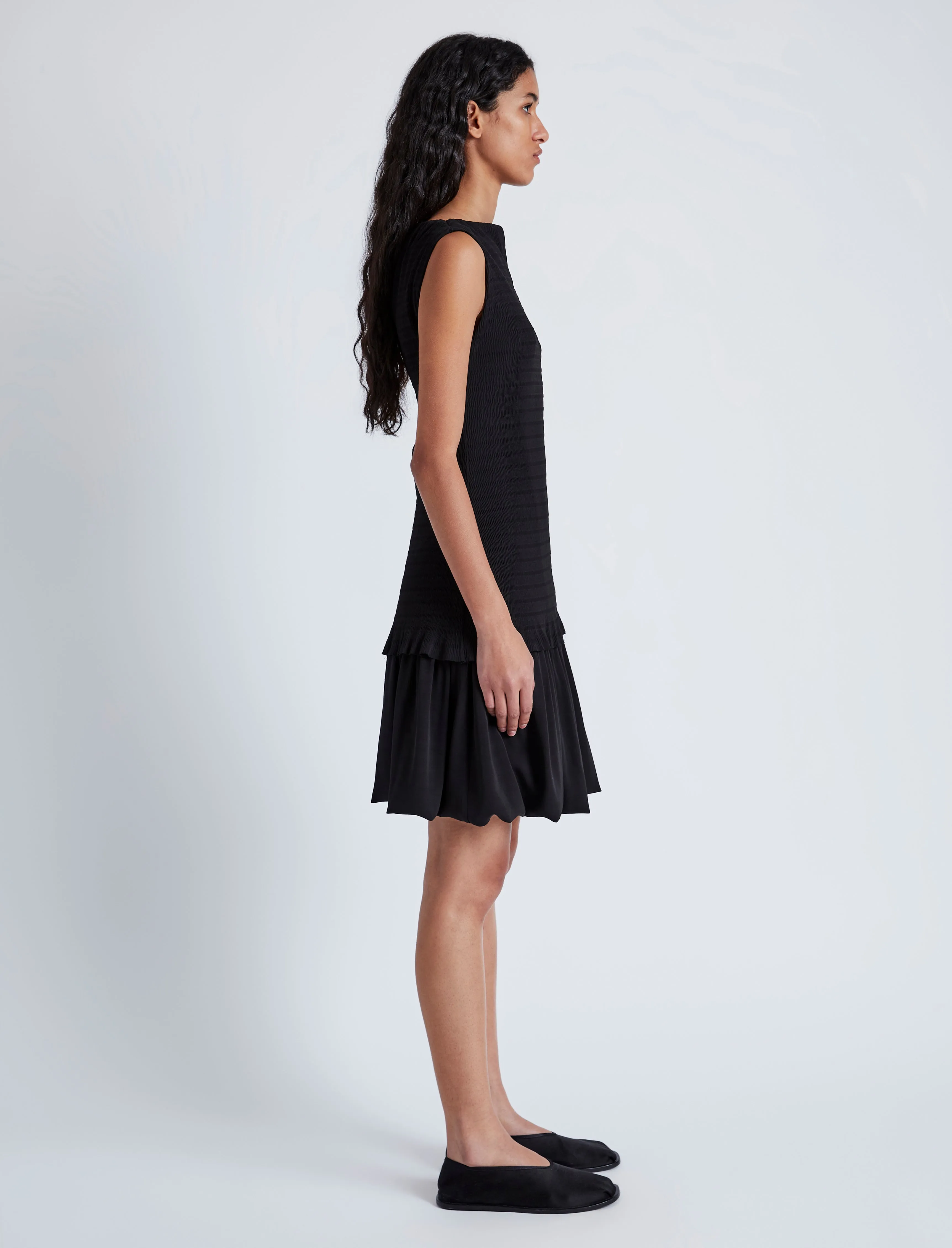 Martine Dress in Micro Pleat sold by Proenza Schouler product image thumbnail 3