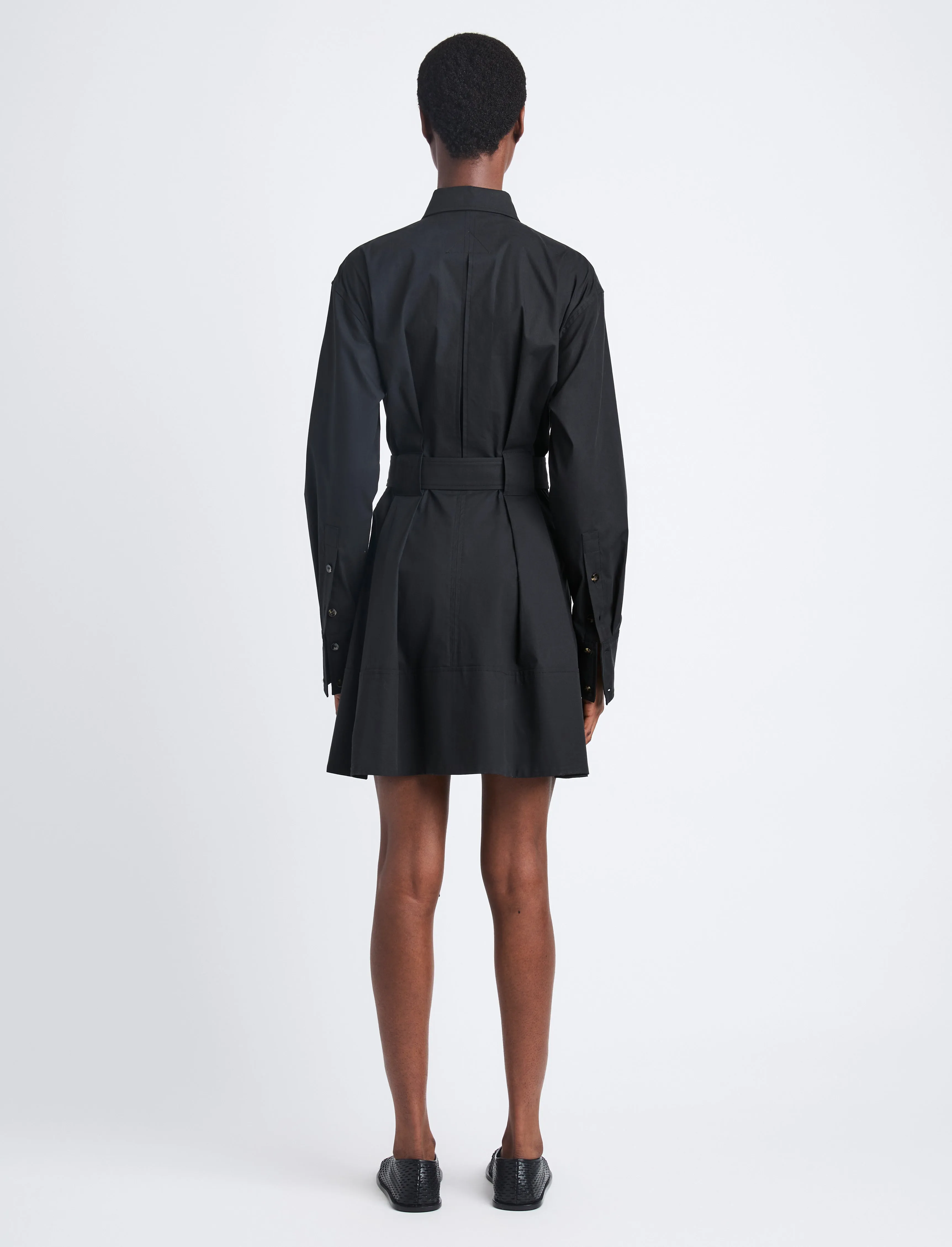 Viola Dress in Compact Poplin sold by Proenza Schouler product image thumbnail 4