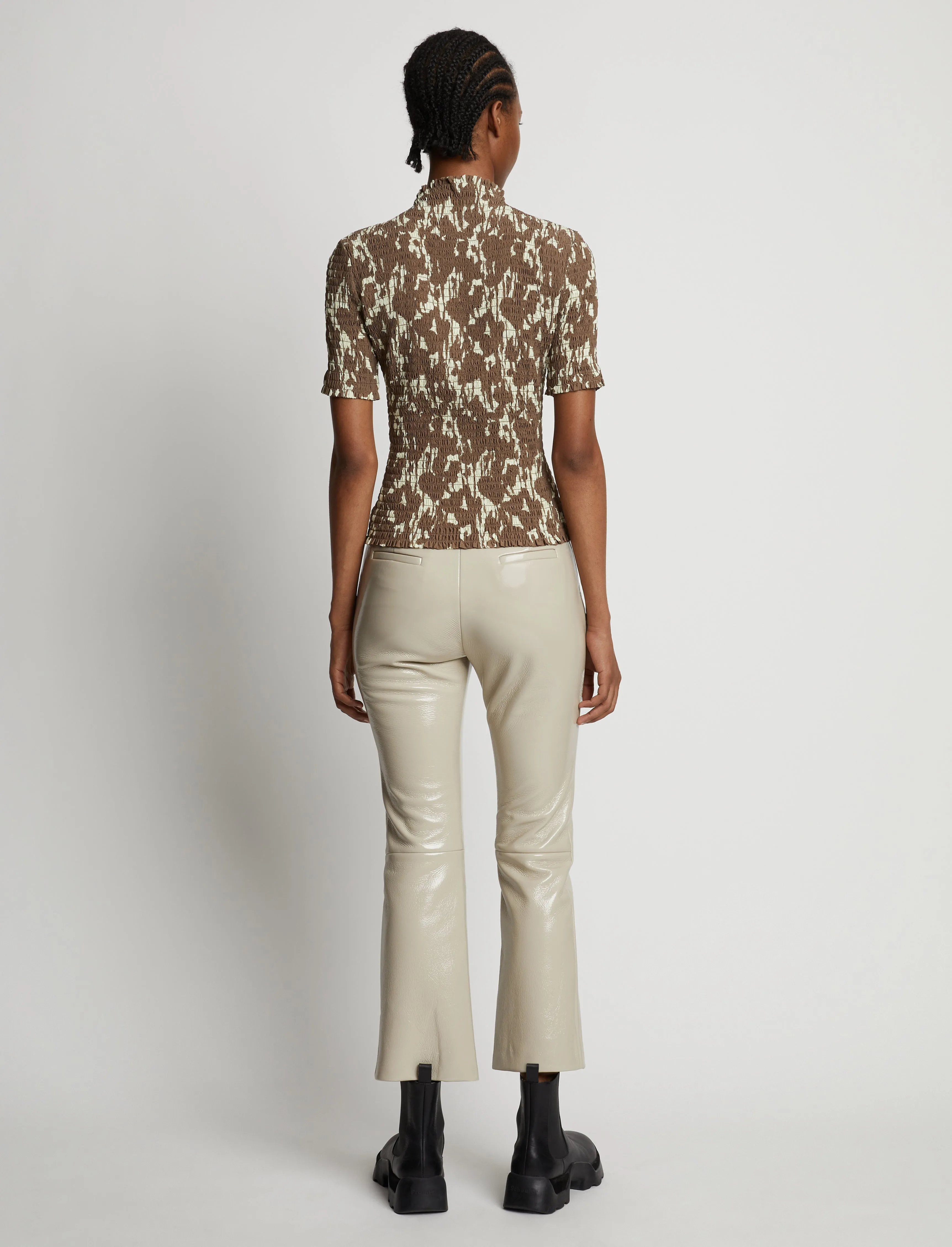 Viscose Flou Smocked Top sold by Proenza Schouler product image thumbnail 5