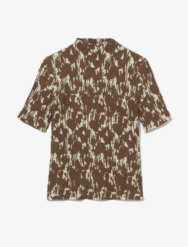 Viscose Flou Smocked Top sold by Proenza Schouler