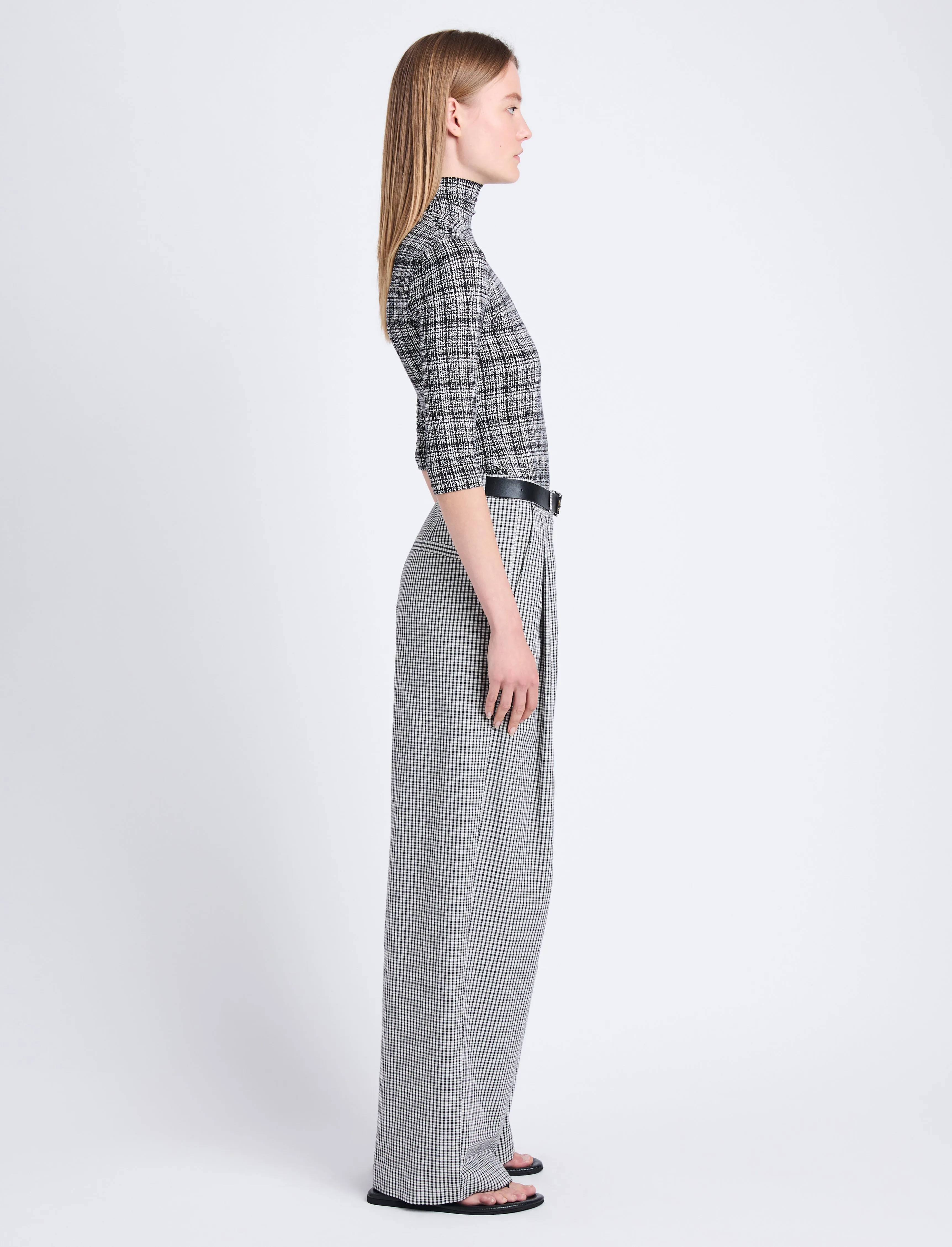 Amiri Top in Painted Grid Jersey sold by Proenza Schouler product image thumbnail 4