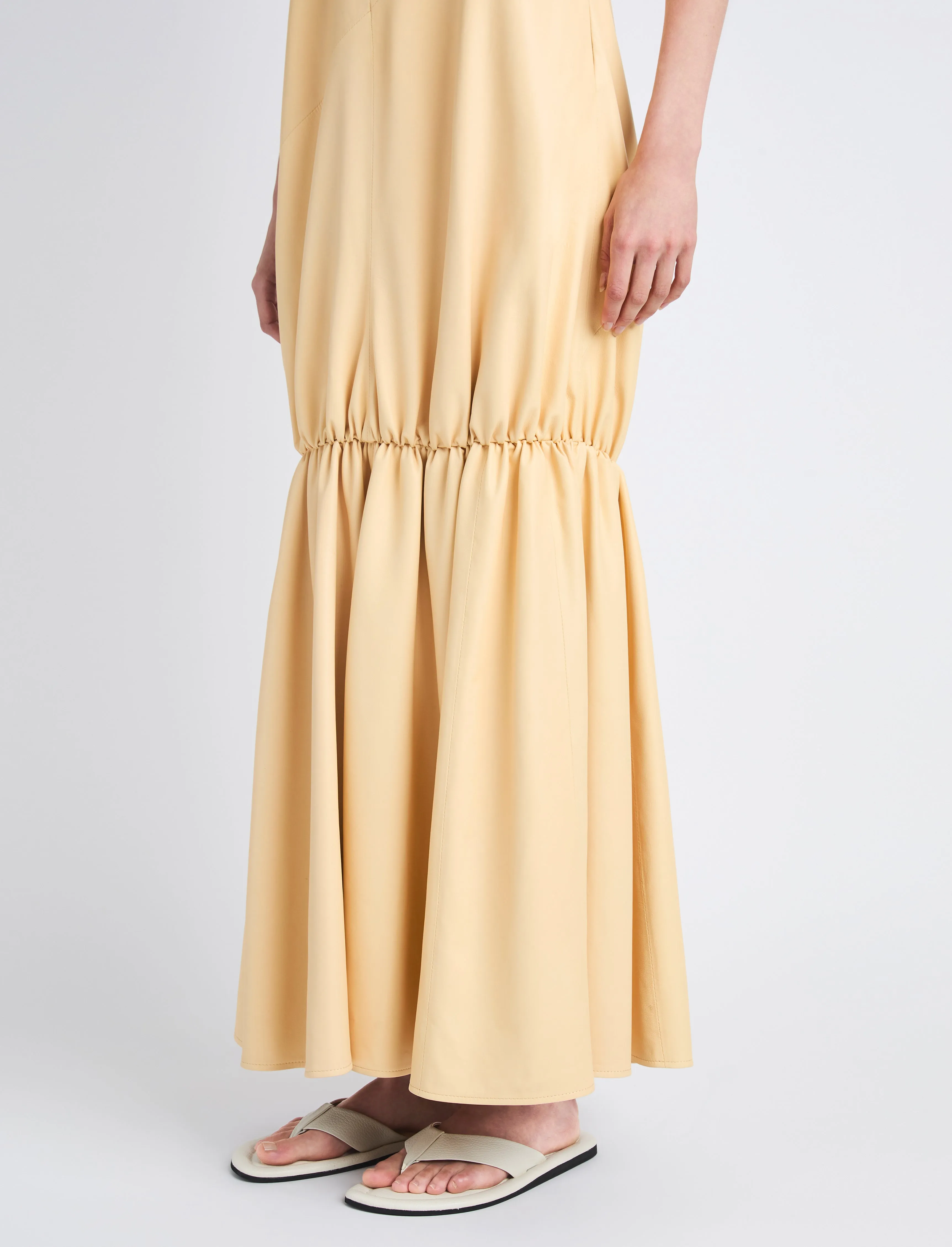 Margot Strapless Dress in Glossy Leather sold by Proenza Schouler product image thumbnail 5