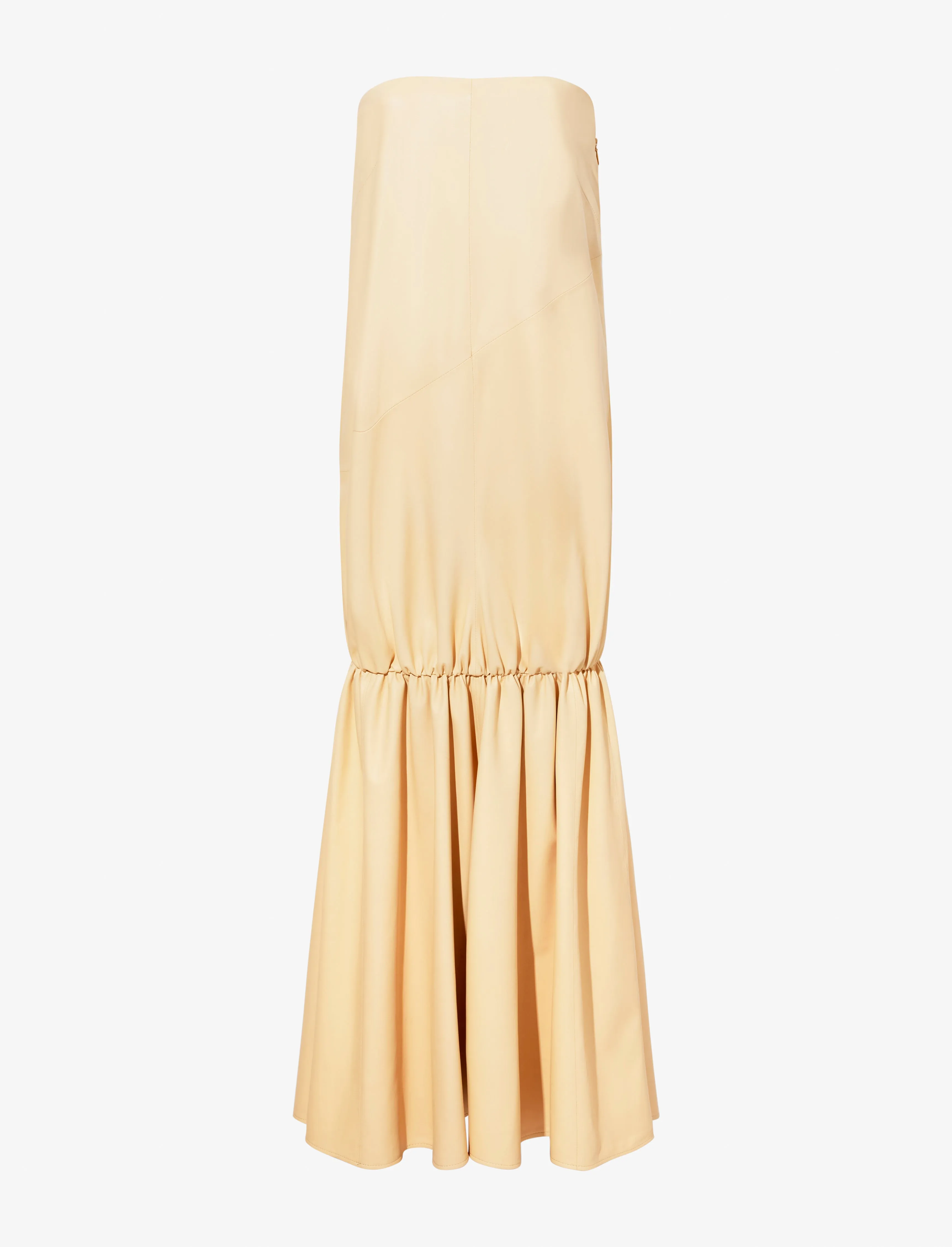 Margot Strapless Dress in Glossy Leather sold by Proenza Schouler