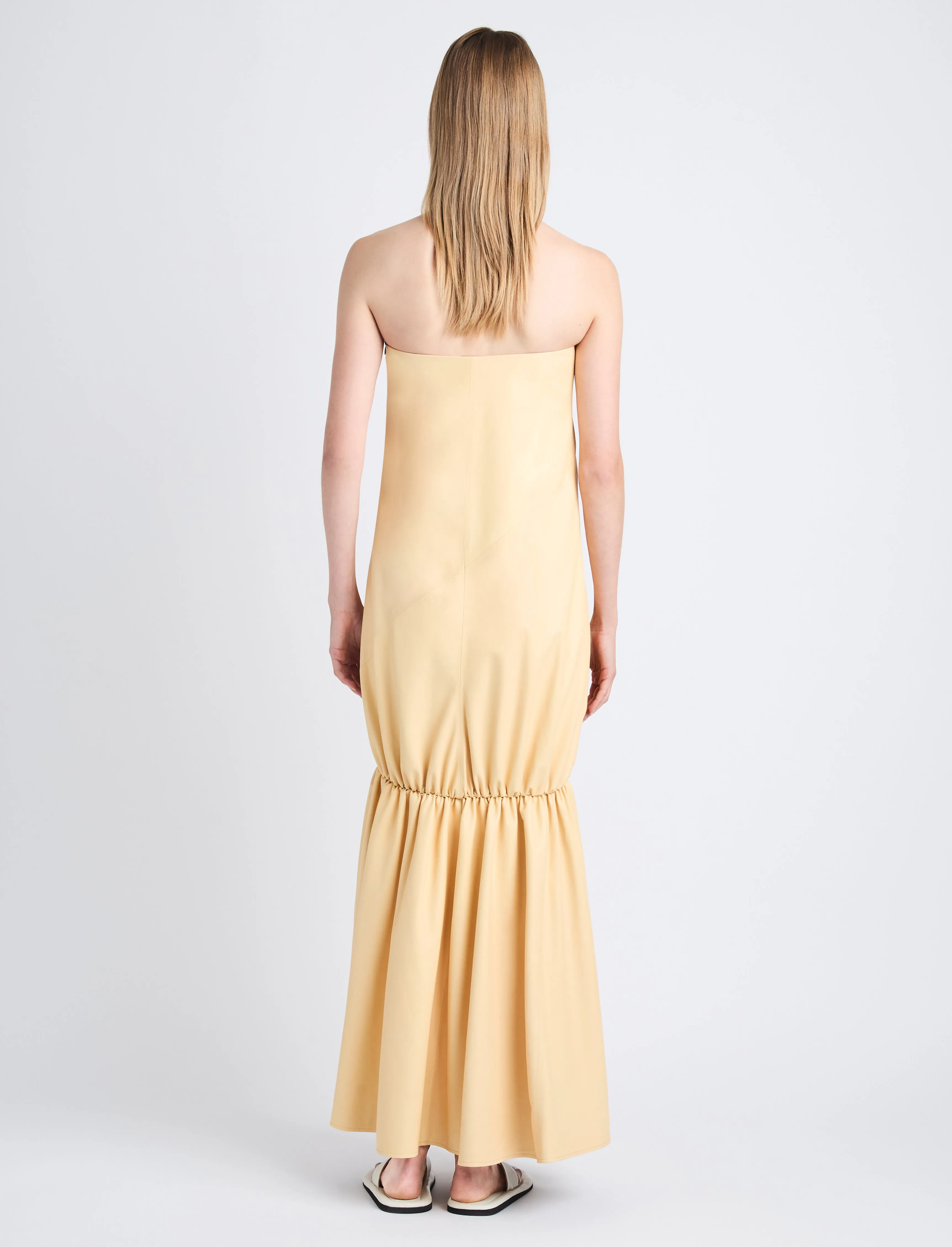 Margot Strapless Dress in Glossy Leather sold by Proenza Schouler product image thumbnail 4