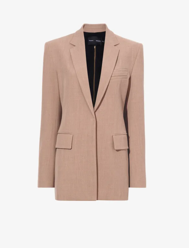 Laurie Jacket in Wool Melange sold by Proenza Schouler