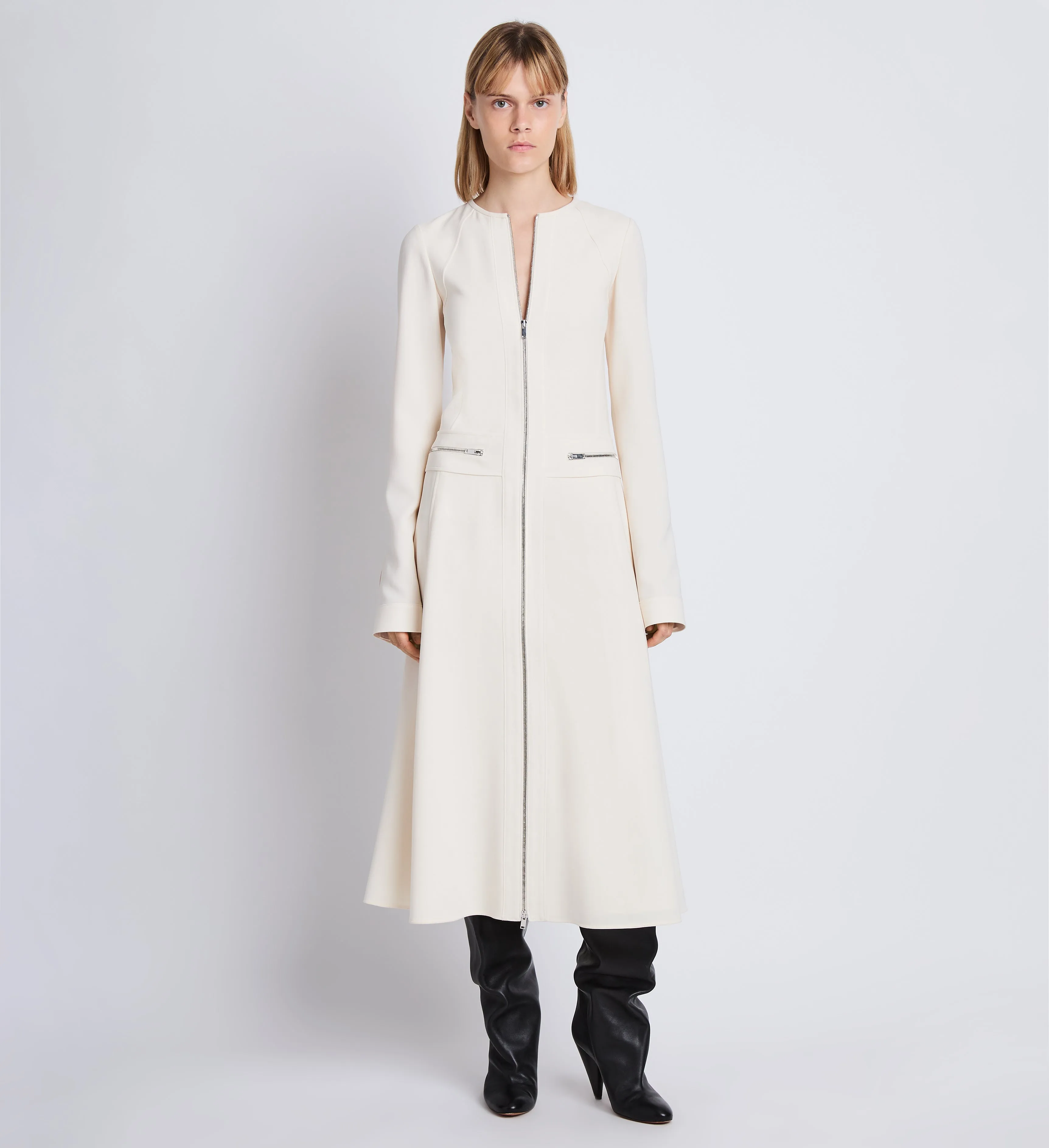 Joanne Dress in Matte Viscose Crepe sold by Proenza Schouler product image thumbnail 2