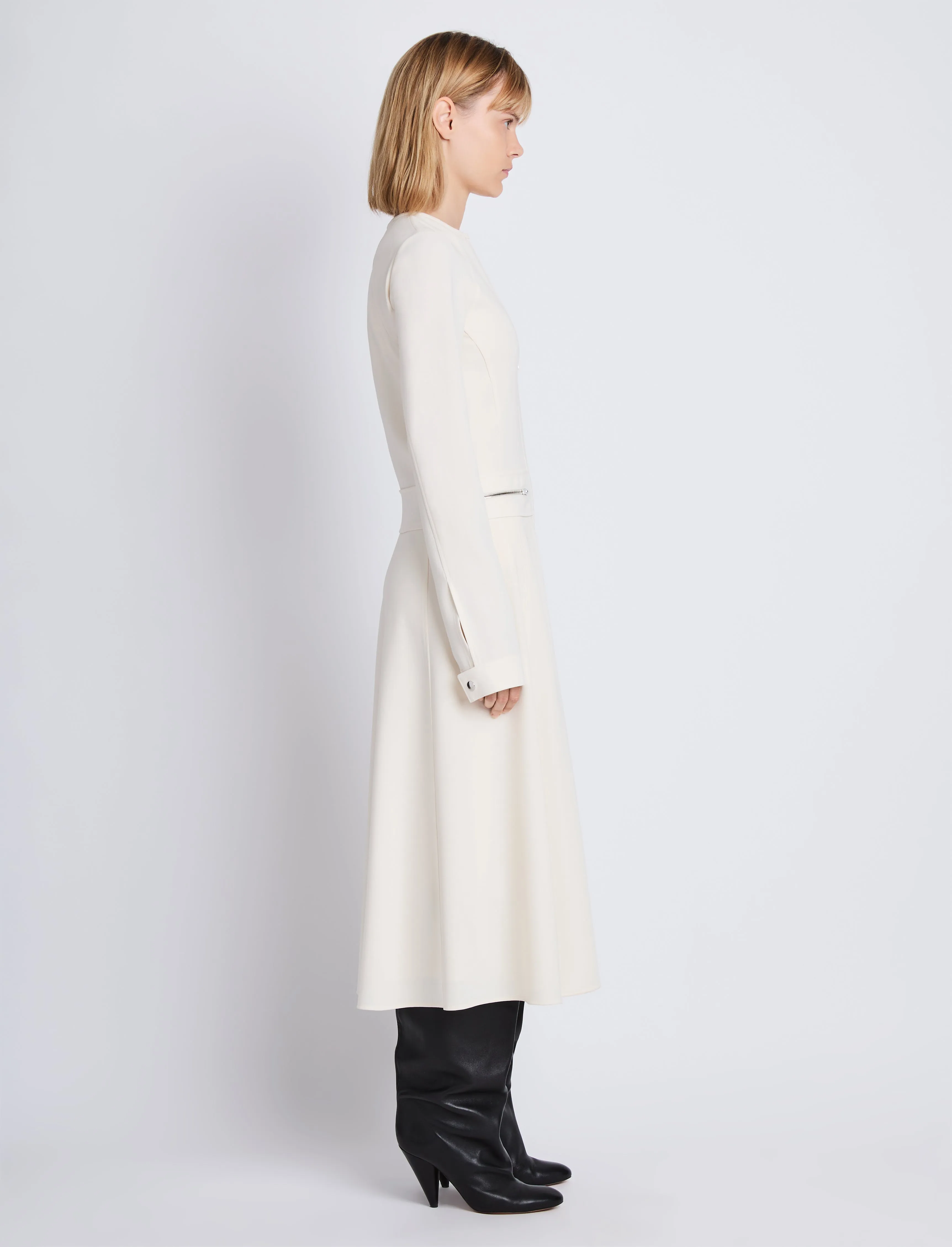 Joanne Dress in Matte Viscose Crepe sold by Proenza Schouler product image thumbnail 3