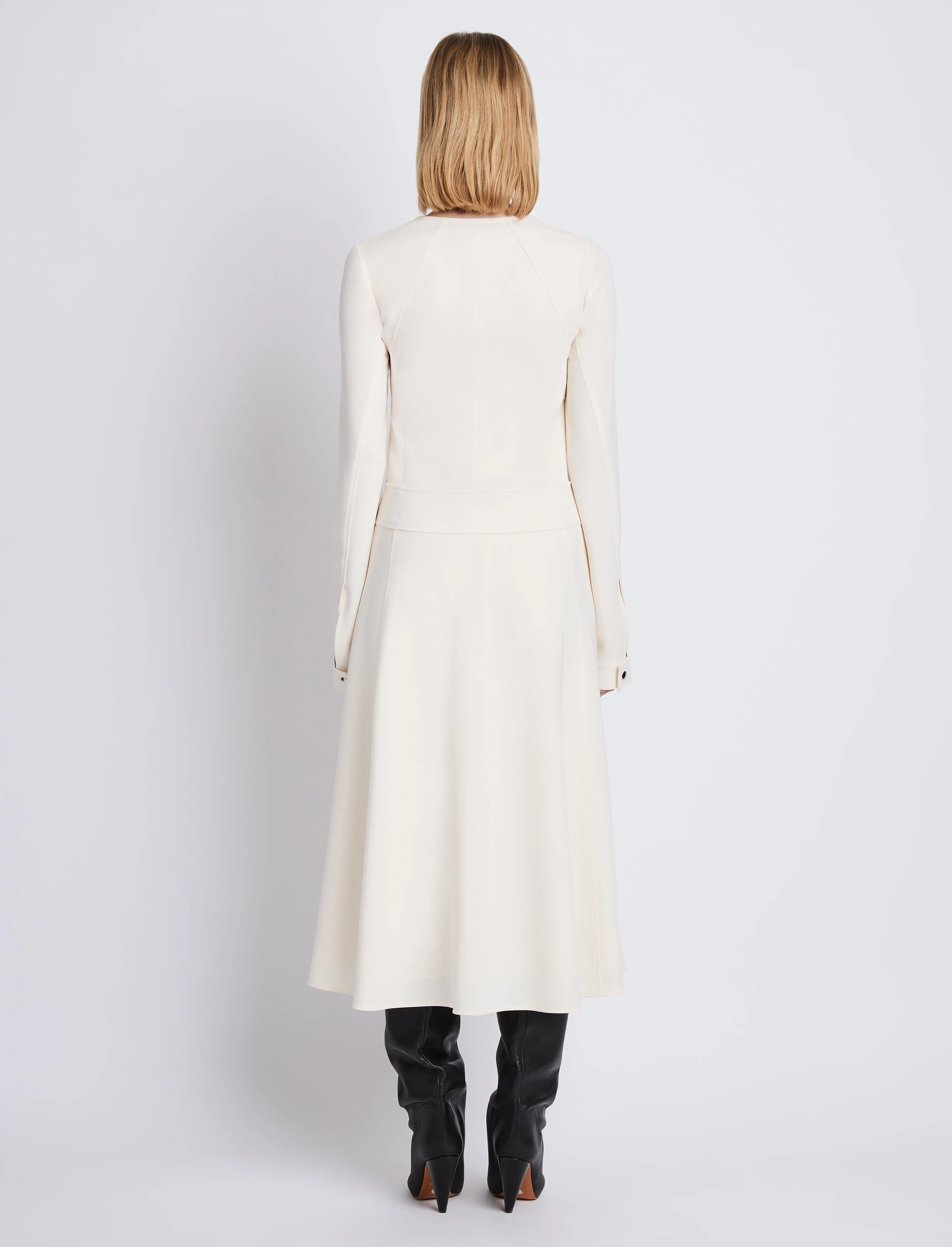 Joanne Dress in Matte Viscose Crepe sold by Proenza Schouler product image thumbnail 4