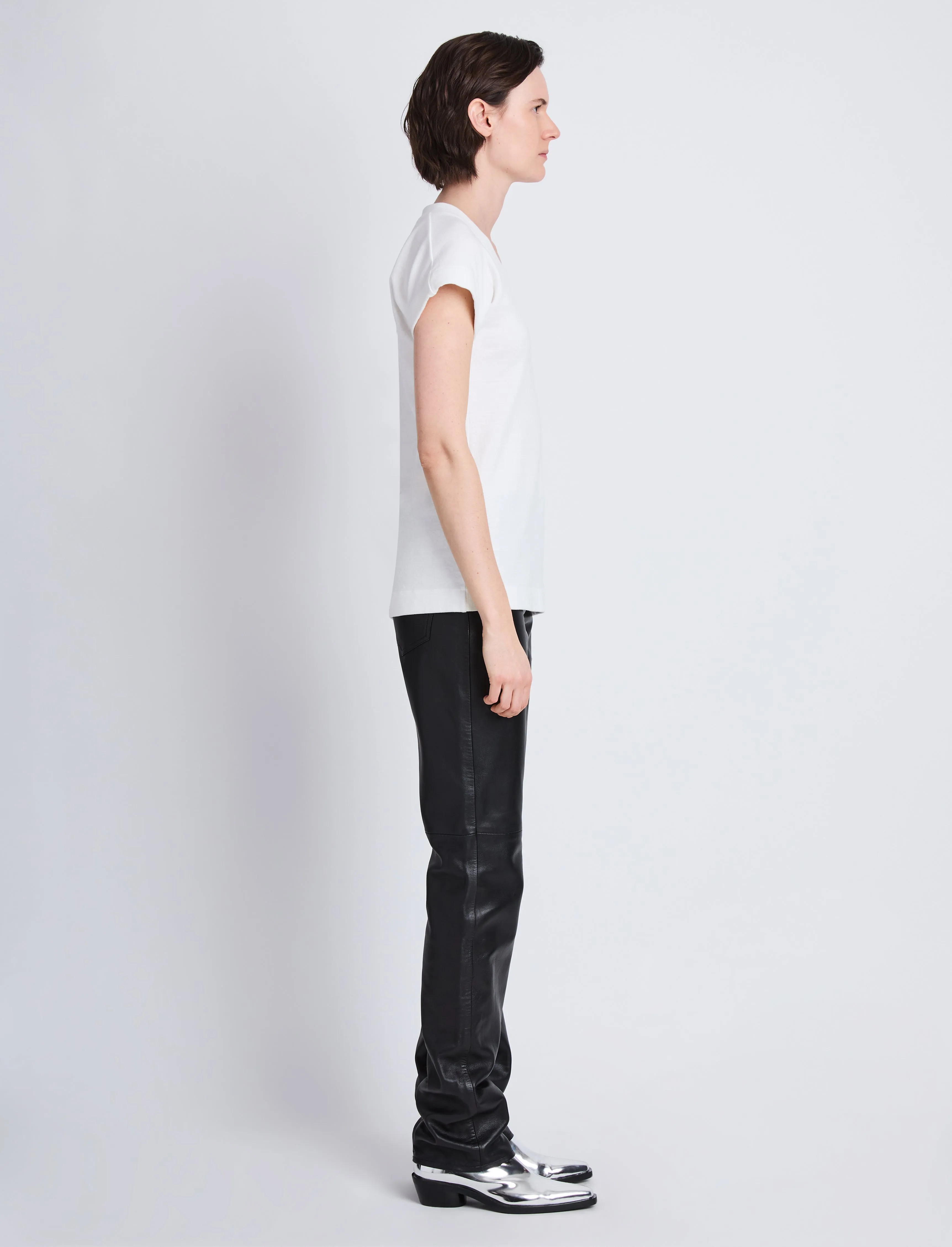 Hopper T-Shirt in Cotton Jersey sold by Proenza Schouler product image thumbnail 4