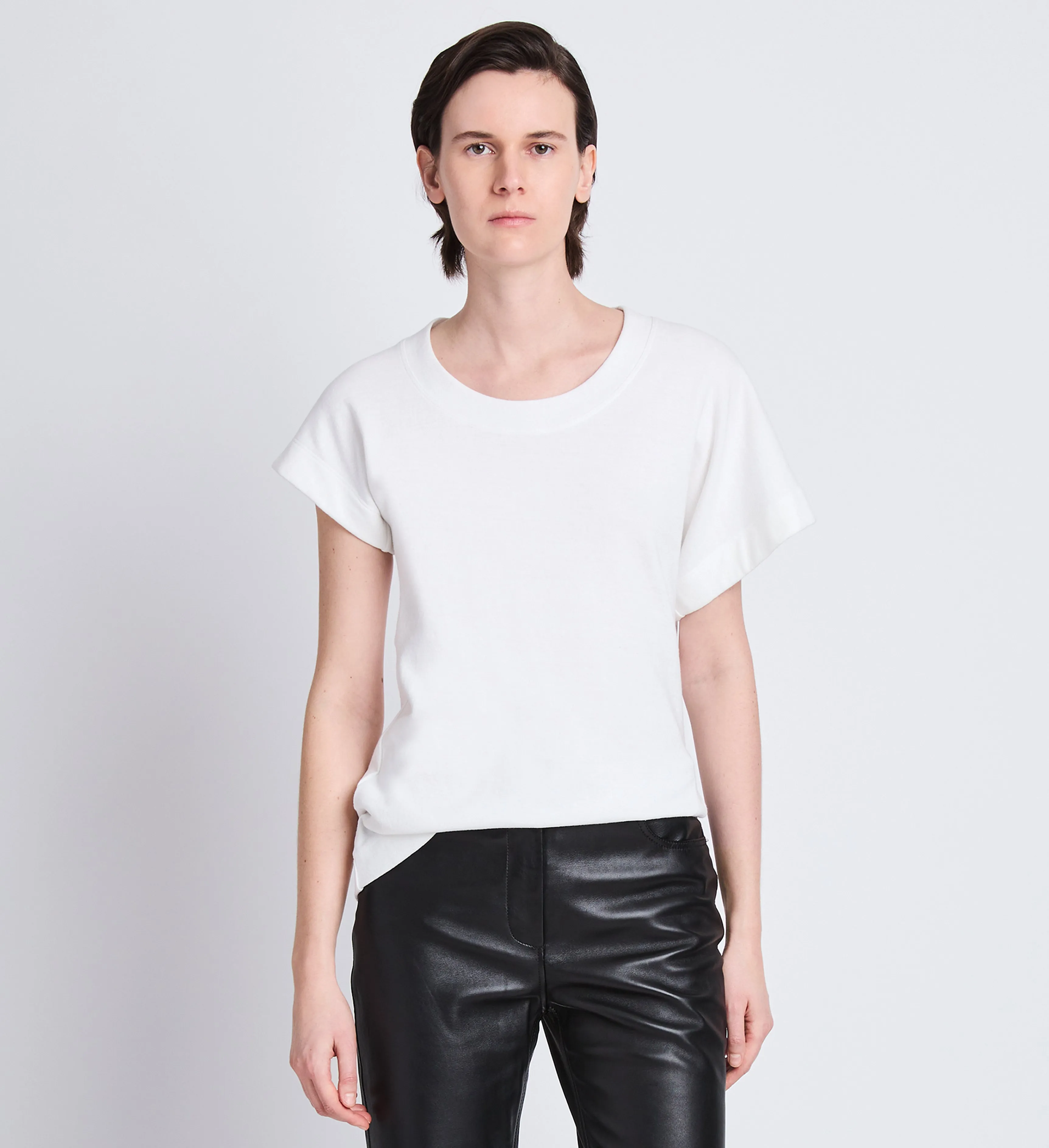 Hopper T-Shirt in Cotton Jersey sold by Proenza Schouler product image thumbnail 2