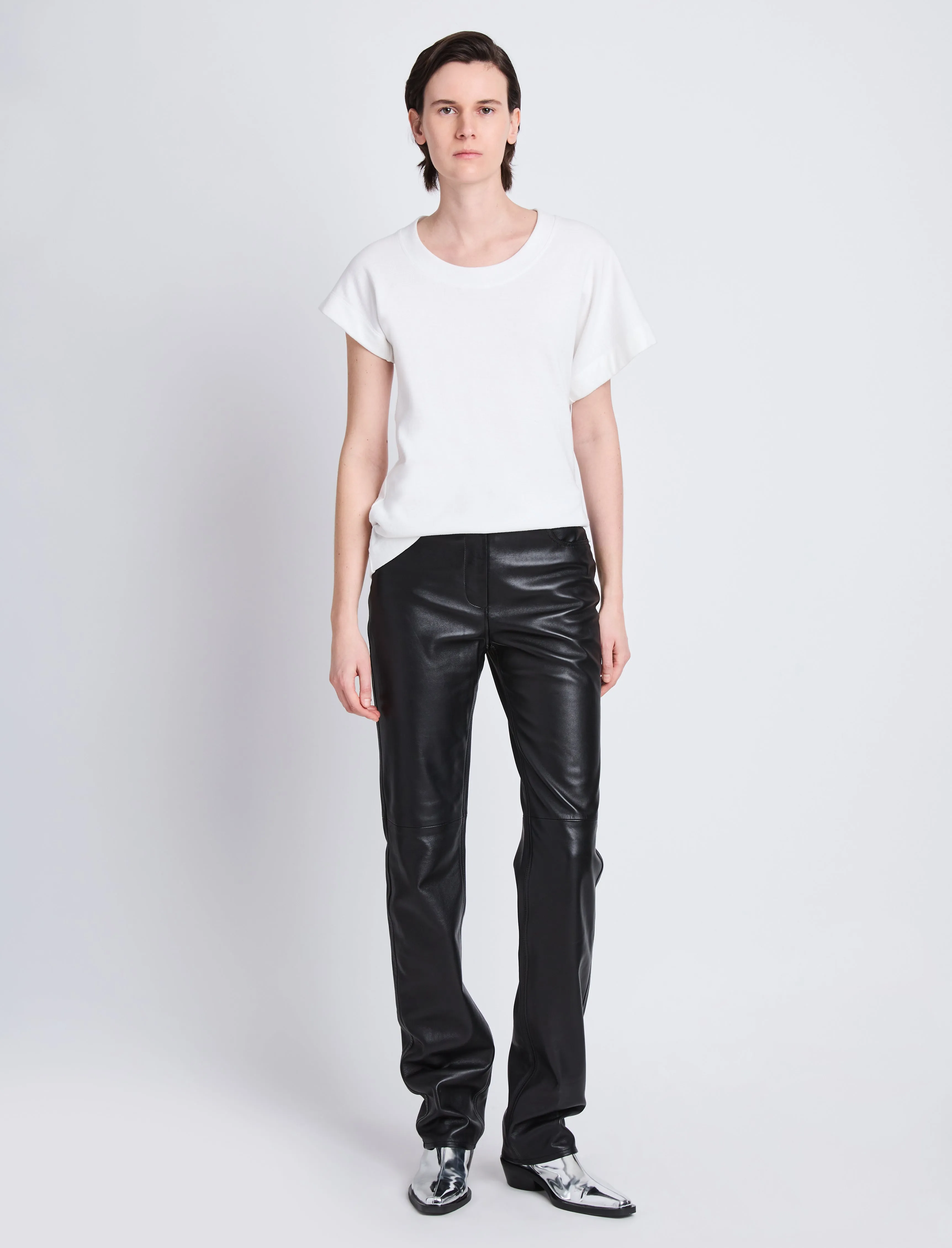 Hopper T-Shirt in Cotton Jersey sold by Proenza Schouler product image thumbnail 3