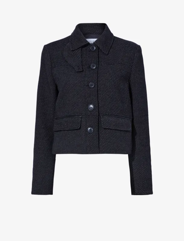 Colette Jacket in Soft Twill Coating made by Proenza Schouler
