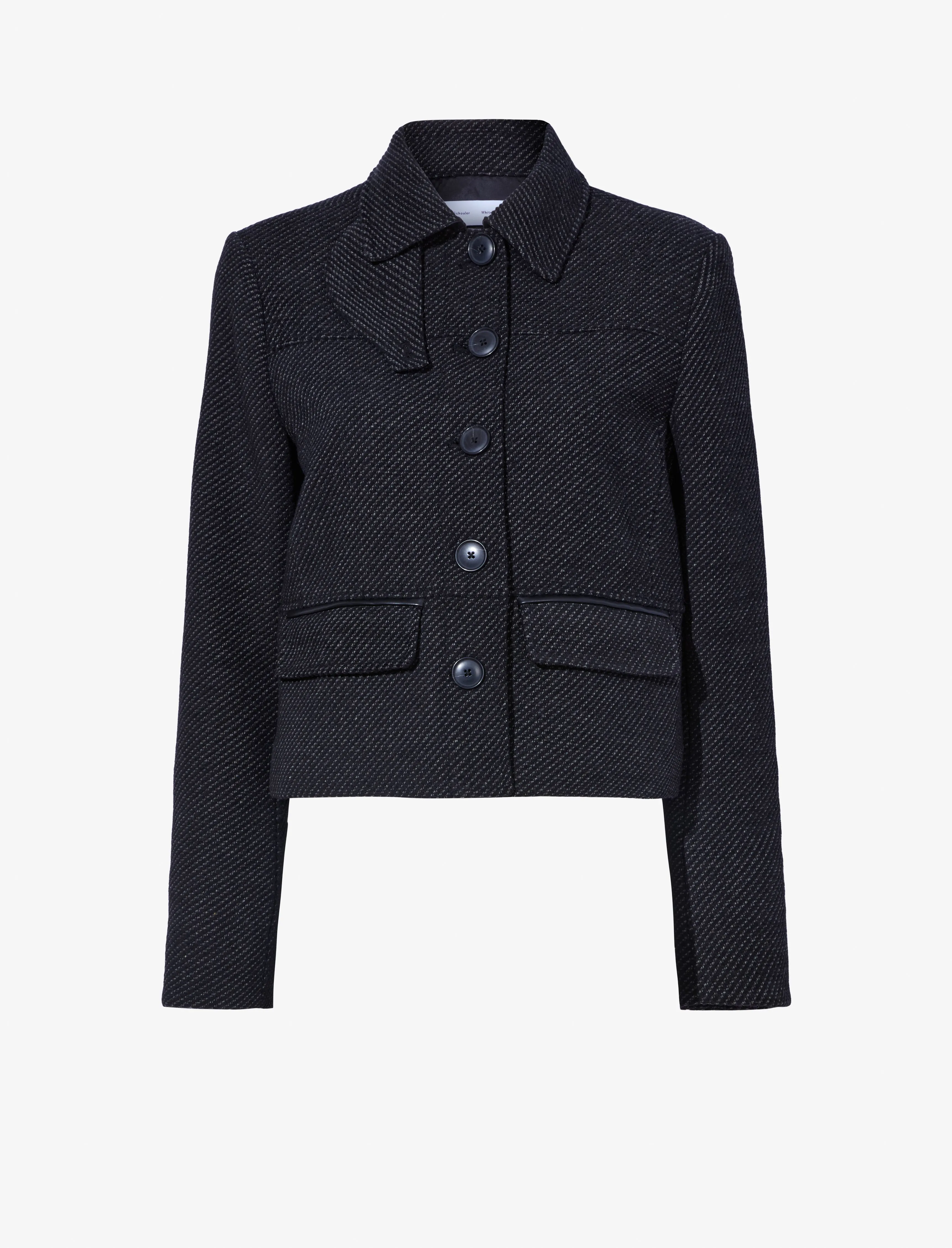 Colette Jacket in Soft Twill Coating sold by Proenza Schouler
